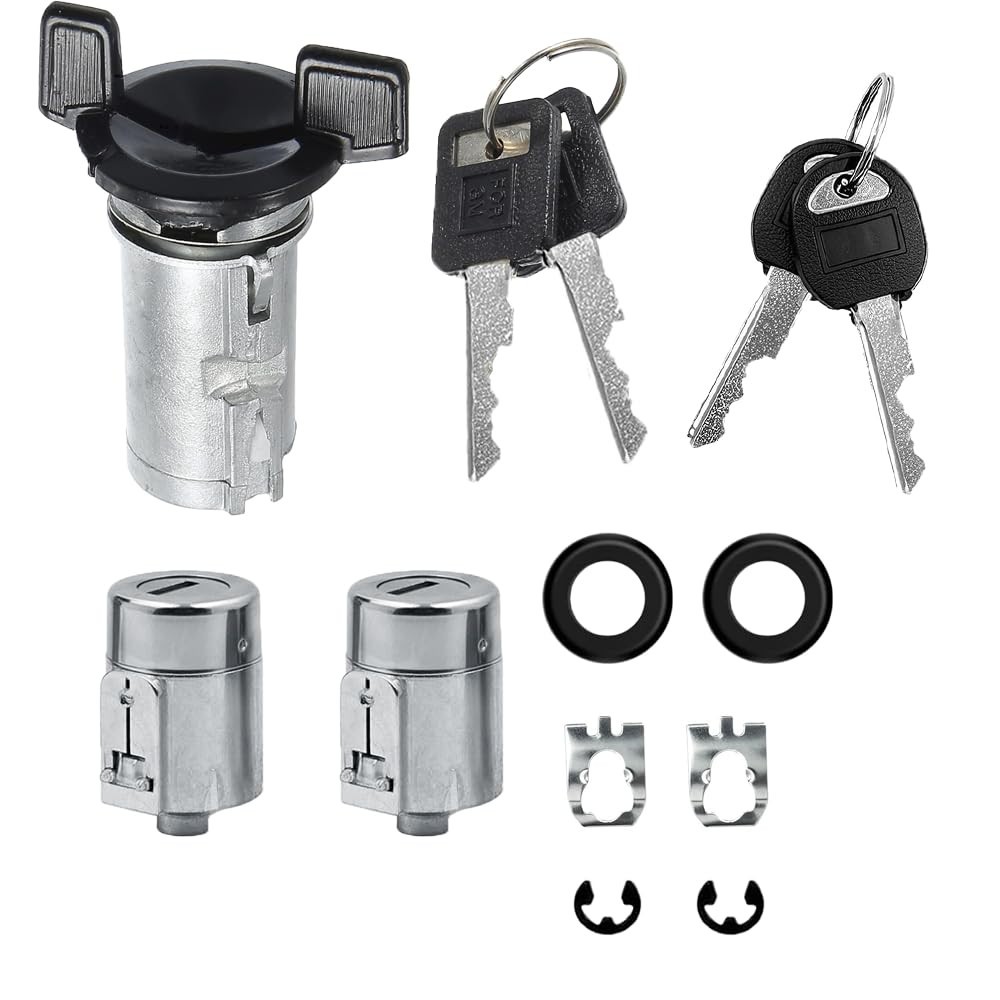 Ignition & Door Lock Cylinder Set with Keys for Chevy GMC C1500 K1500 1988-1994 Ignition & Door Lock Cylinder Set with Keys for Chevy GMC C1500 K1500 1988-1994