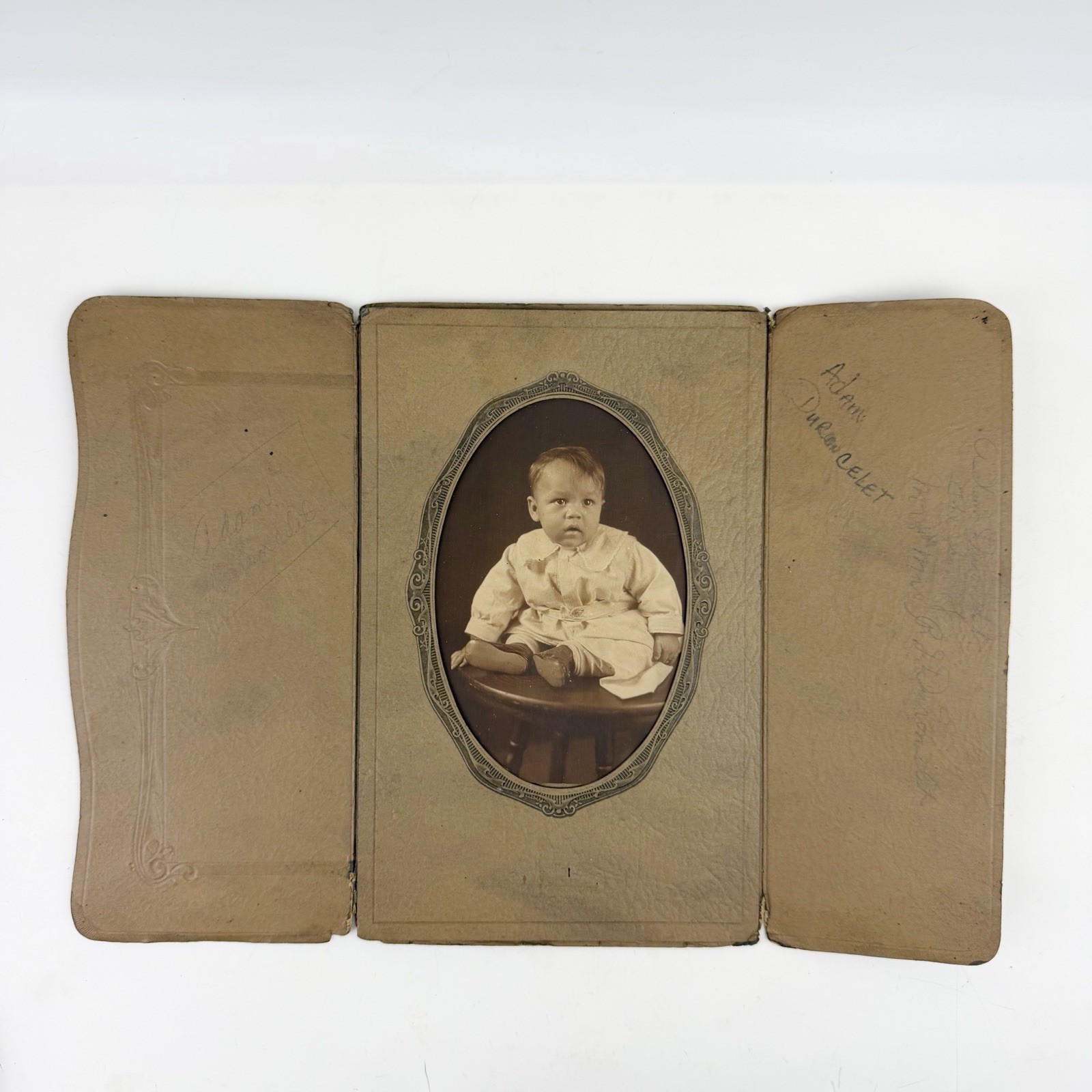1924 New Orleans Creole Baby Photo Florestine Perrault Collins Bertrand Studio