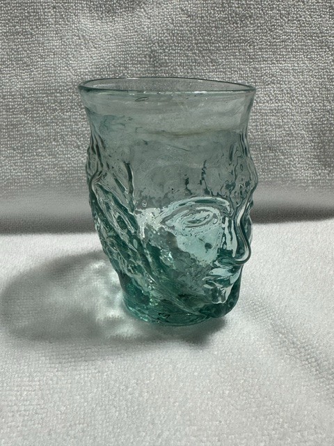 La Soufflerie Head Bud Vase/Glass Verre Tête Turquoise