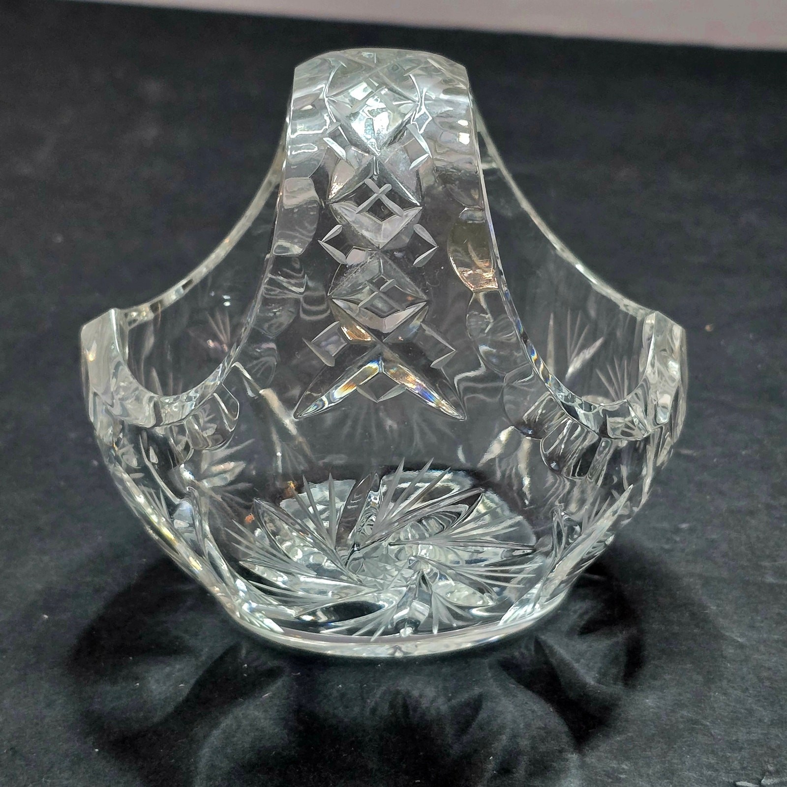 Cut Crystal Basket 4