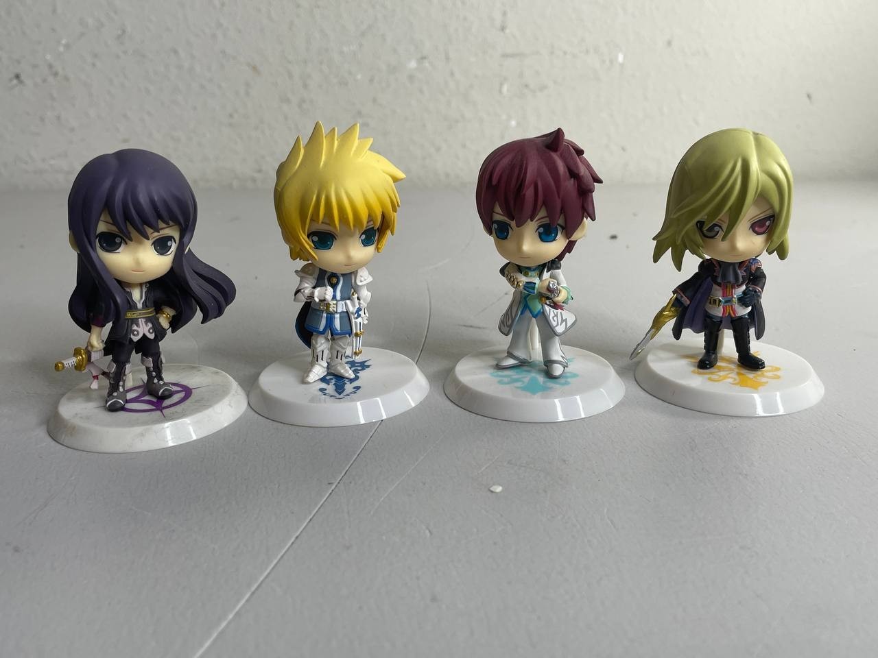 Tales of Vesperia Graces Chibi Kyun Chara Figure Set 4 Banpresto 2012 Anime Toy