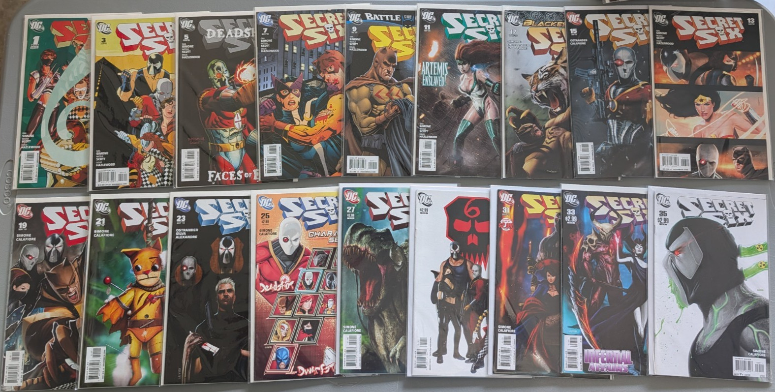 SECRET SIX Issues #1-36 Complete Series Run DC Comics 2008 Gail Simone
