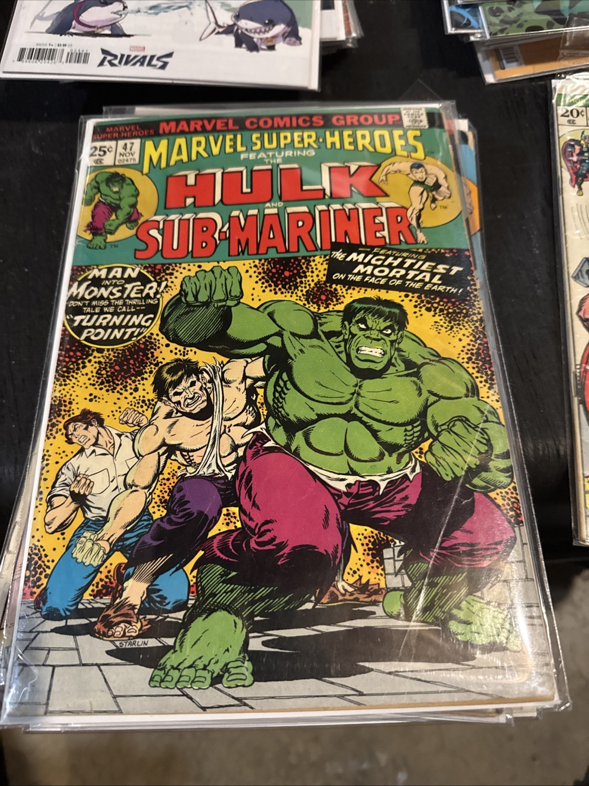 1974 VINTAGE MARVEL SUPER HEROES THE HULK & SUB-MARINER NUMBER #47