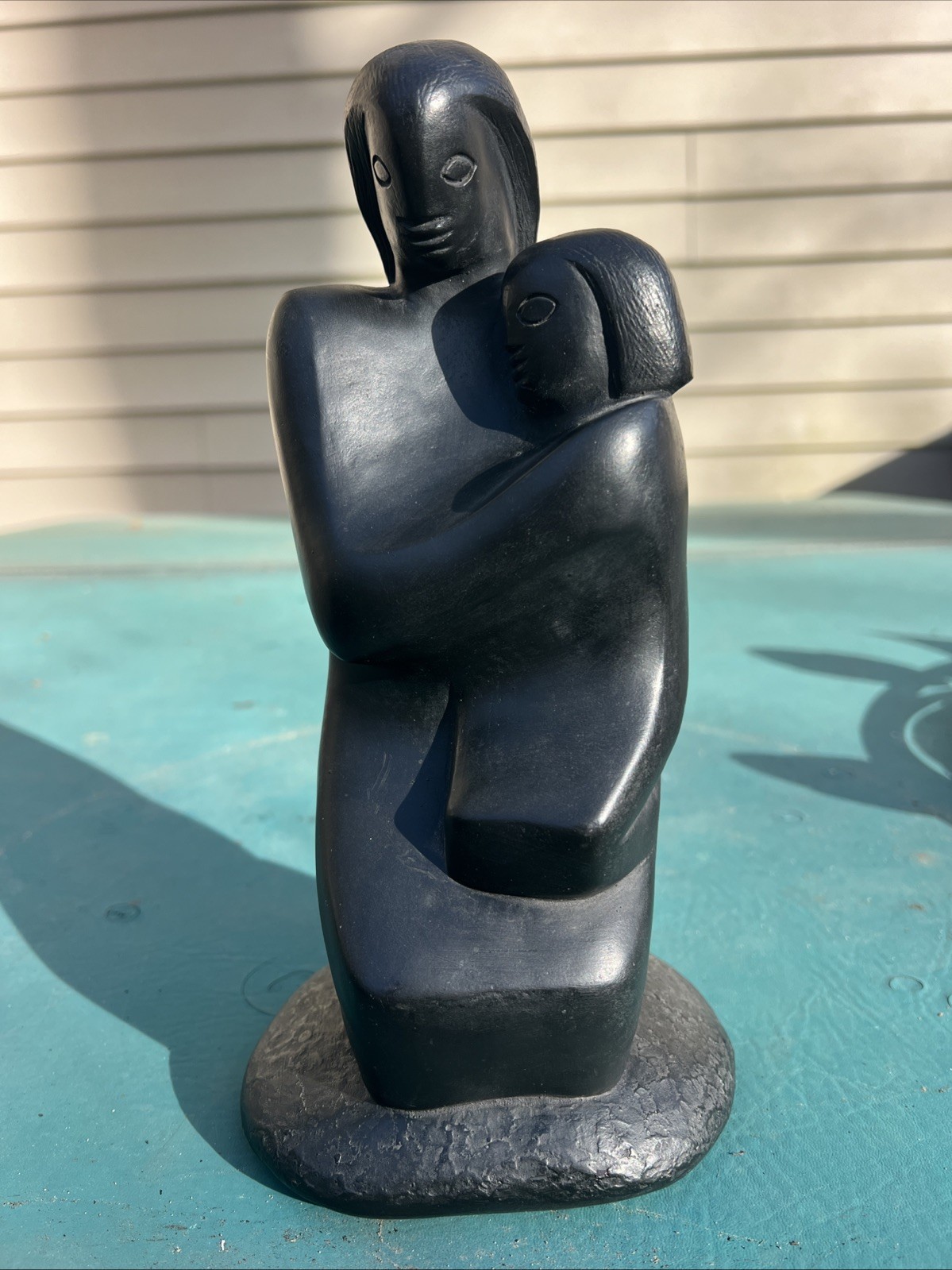 Rima Padova Mother Child Sculpture Statue Modernist 10”x5” Austin Prod ‘65 MCM
