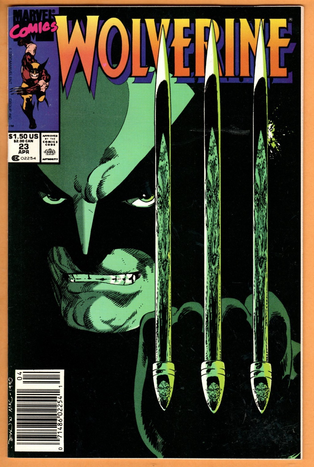 Wolverine #23, Near Mint Minus Condition