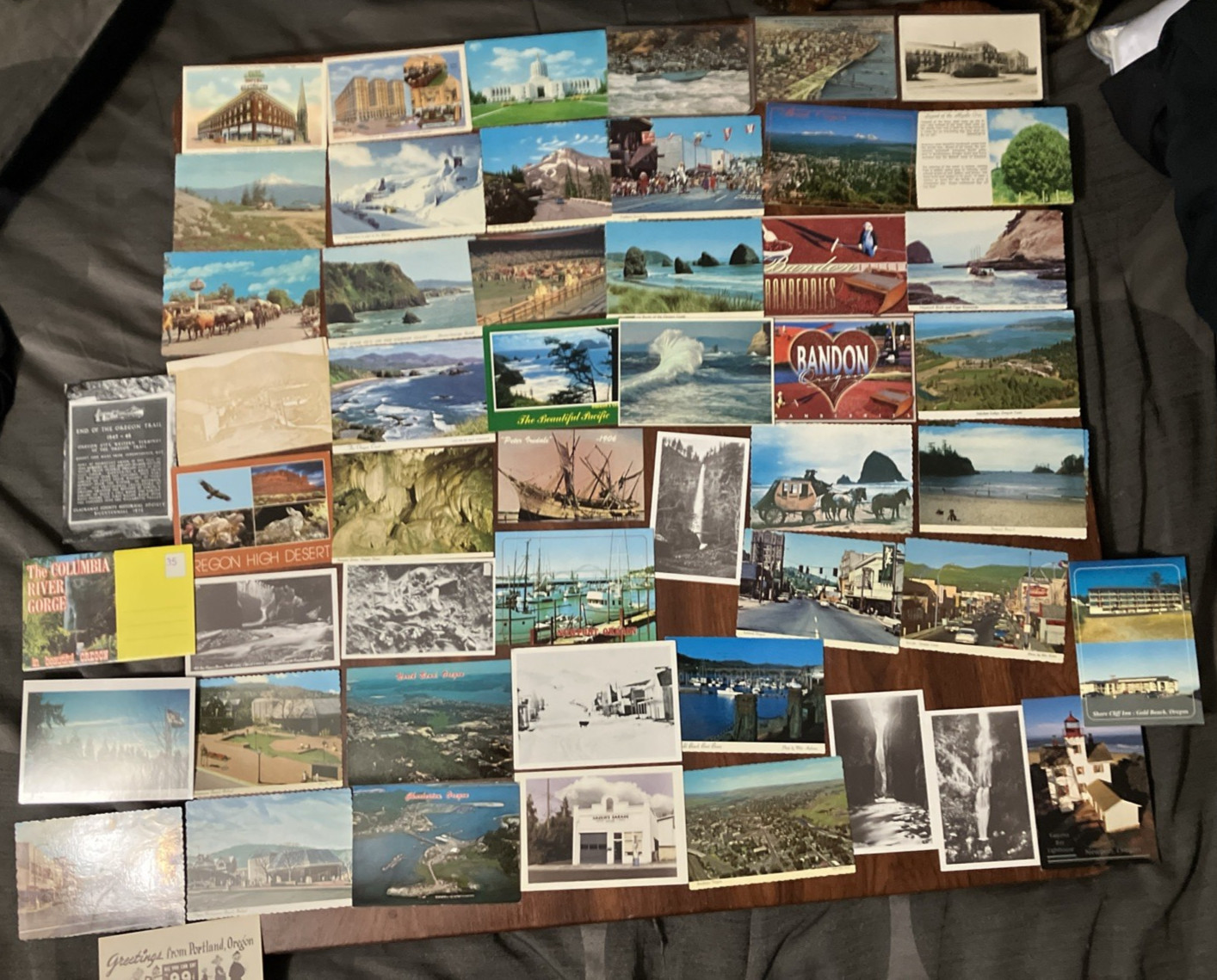 Vintage Oregon Postcards Lot of 100+ Has RPPC's -has postmarked 1907-1920's (J)