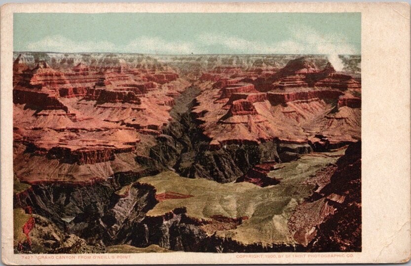 c1900s GRAND CANYON Arizona Postcard 
