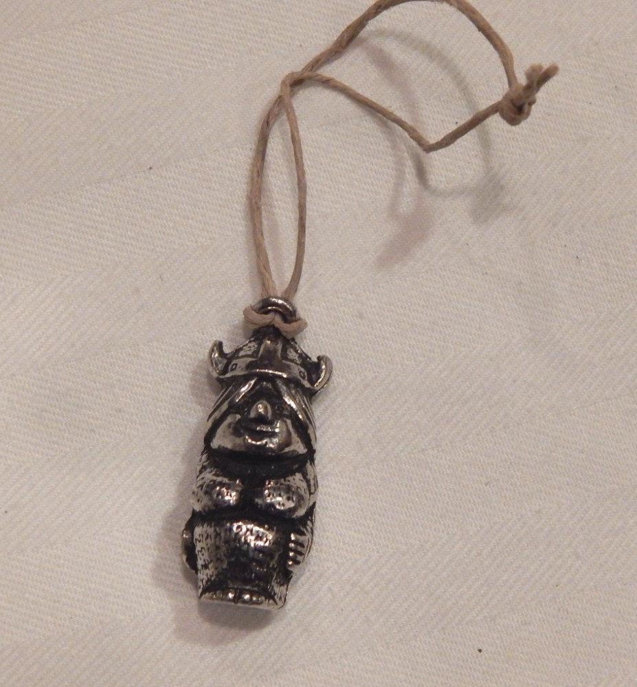 Tinn Per Norway Pewter Miniature Viking Ornament 