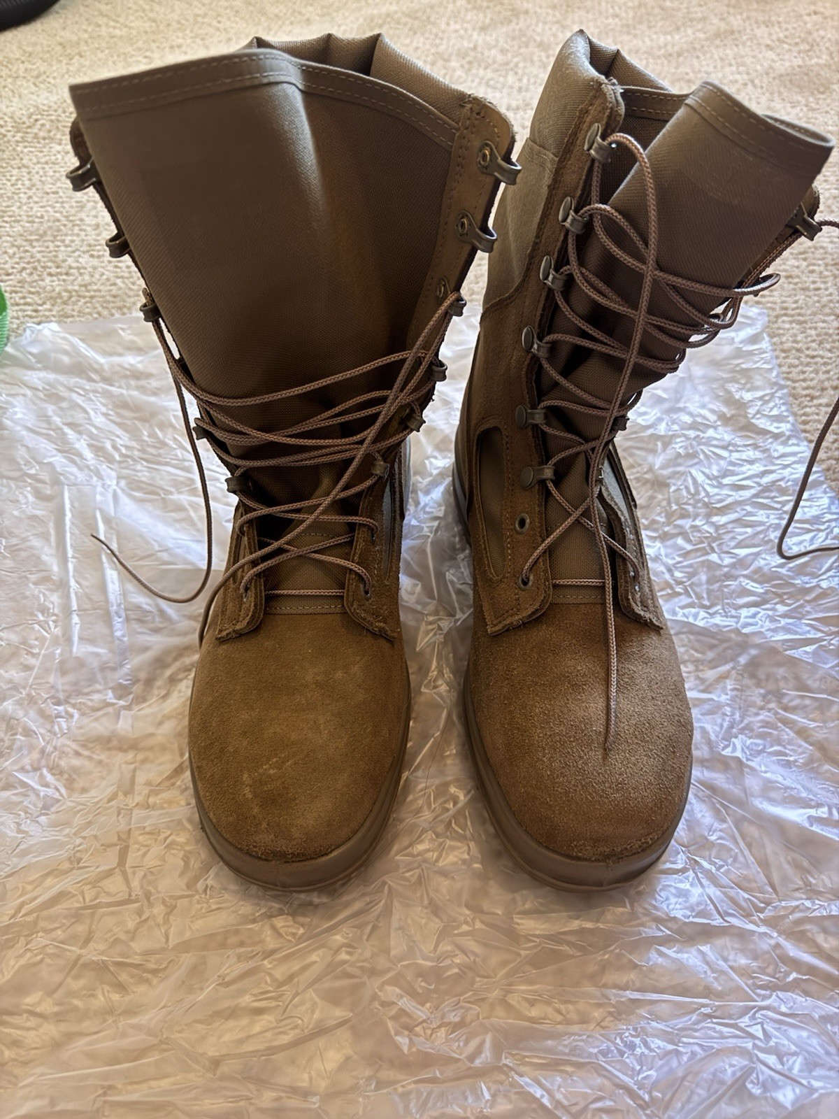 Pre Owned BELLEVILLE C300 ST HOT WEATHER STEEL TOE COMBAT MILITARY BOOTS