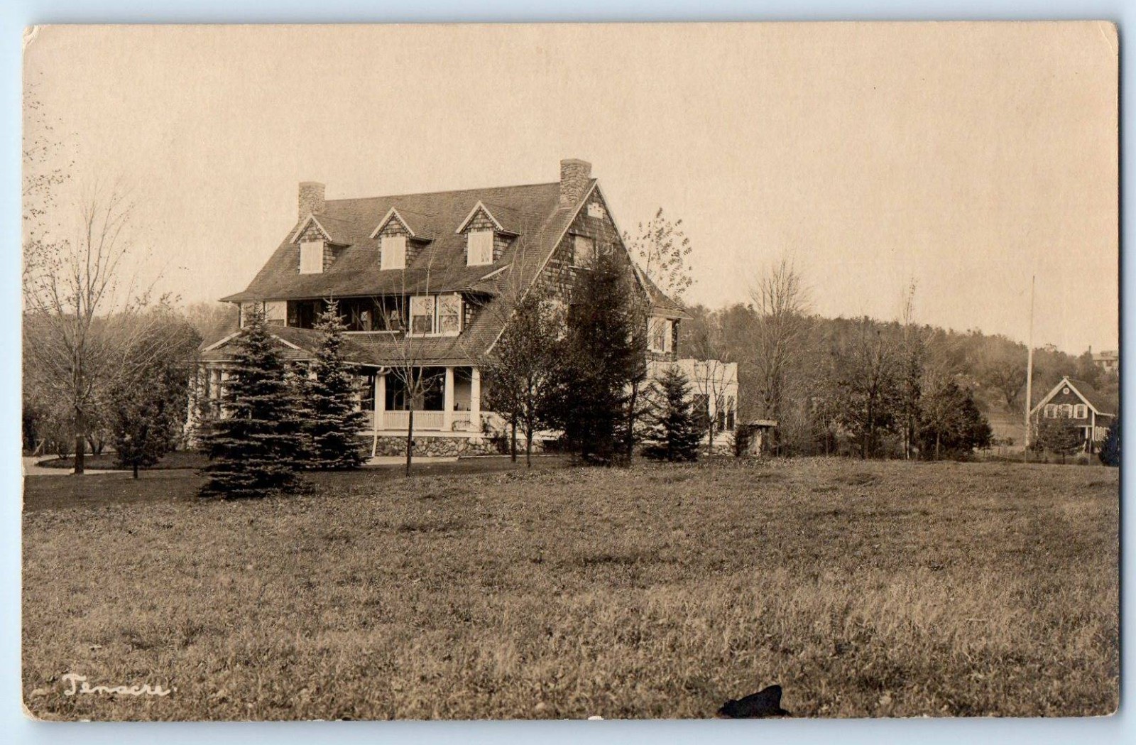 c1910\'s Tenacre School Wellesley Massachusetts MA Boston RPPC Photo Postcard c1910\'s Tenacre School Wellesley Massachusetts MA Boston RPPC Photo Postcard