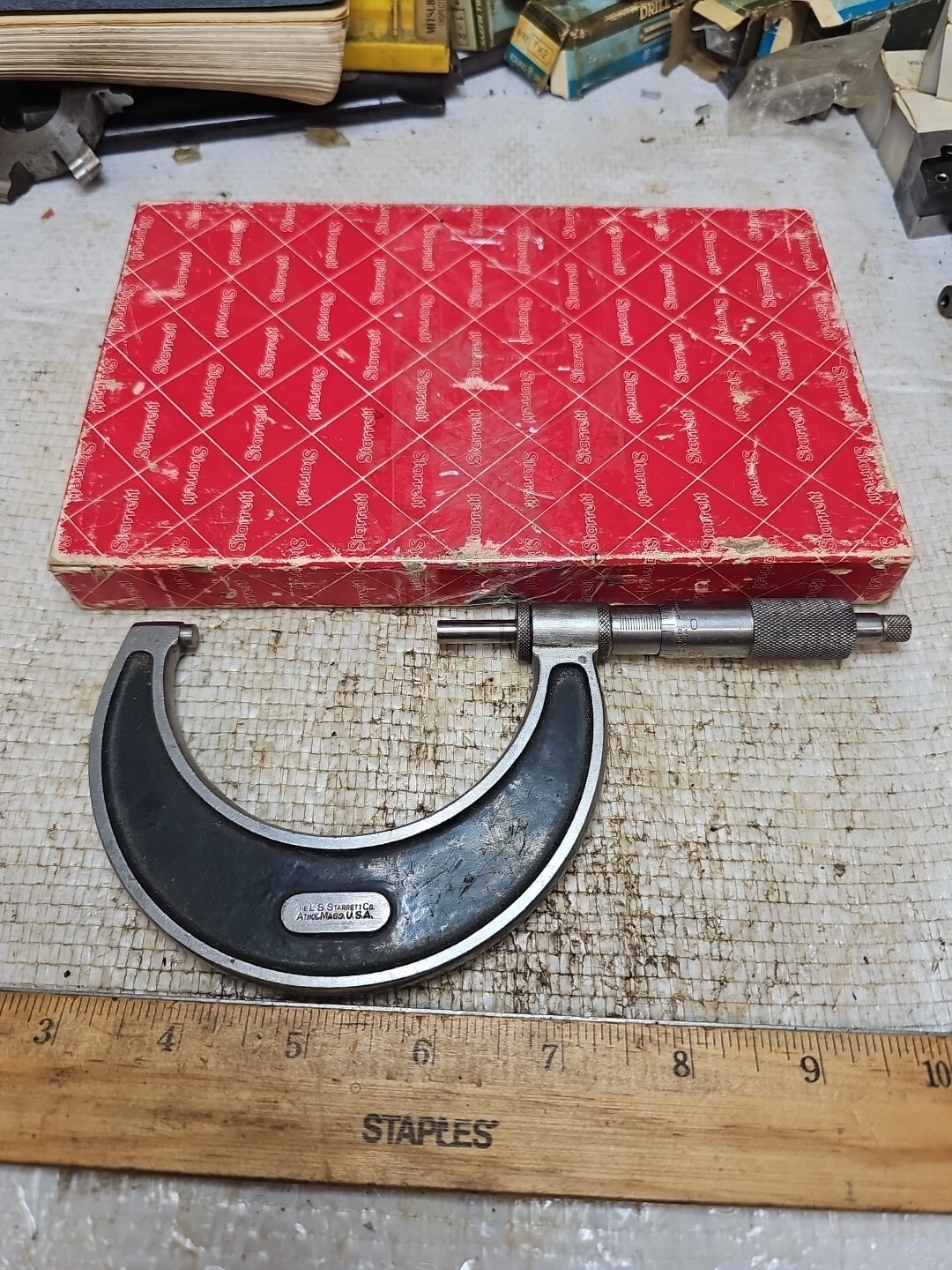 Vintage Starrett No. 226 Outside Micrometer 2-3\