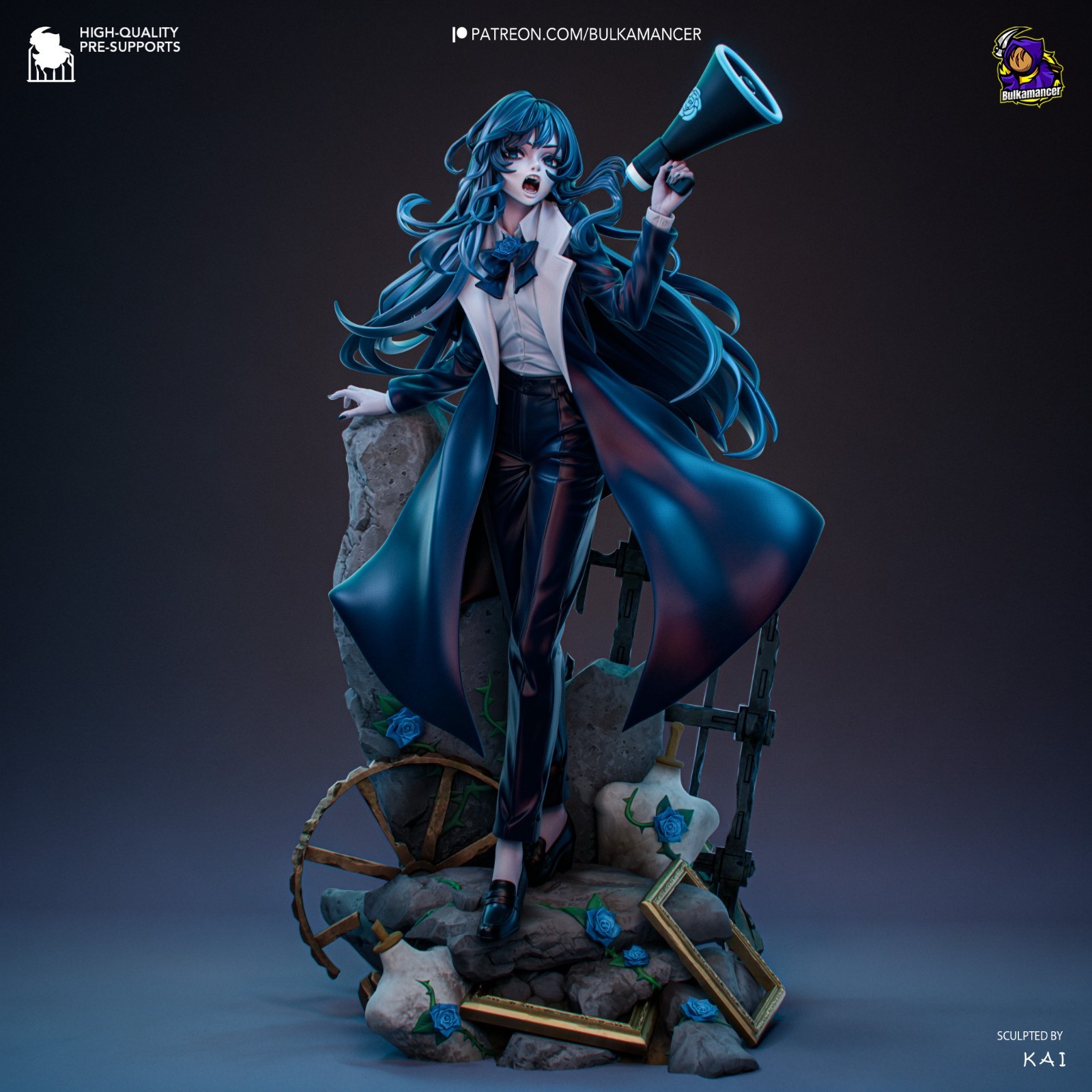 1:8 Chando (Ado-chan) Fan Art UNPAINTED High Quality Garage Kit