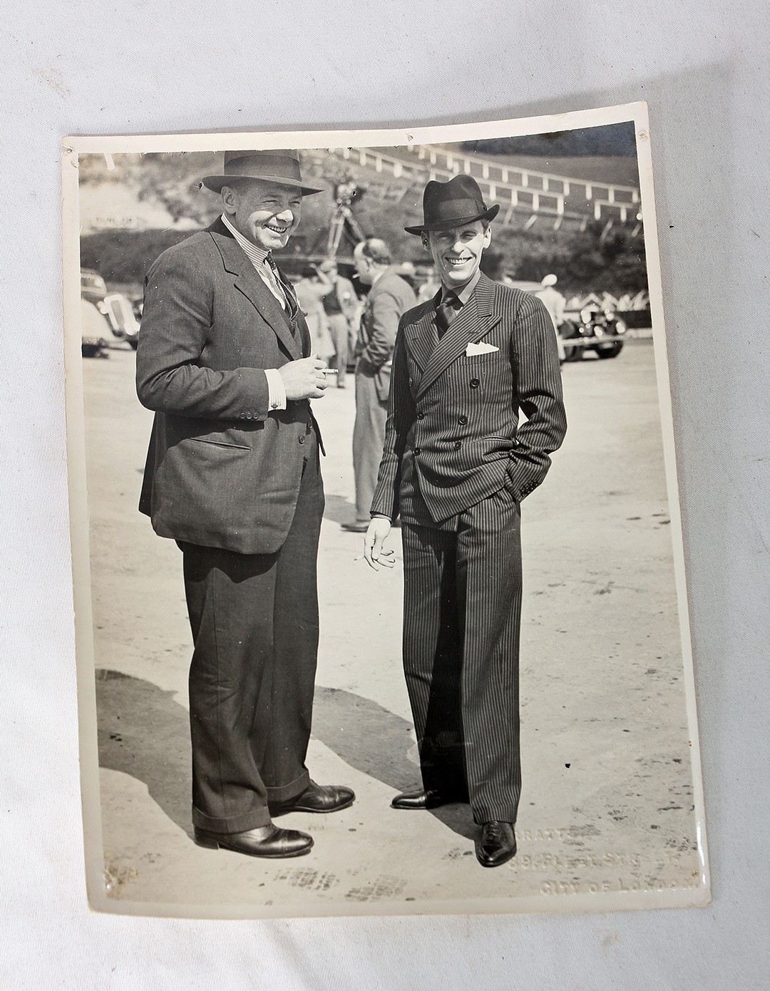 Brooklands Weybridge Original 1930's Photo Gentlemen Test Hill Barratt's London