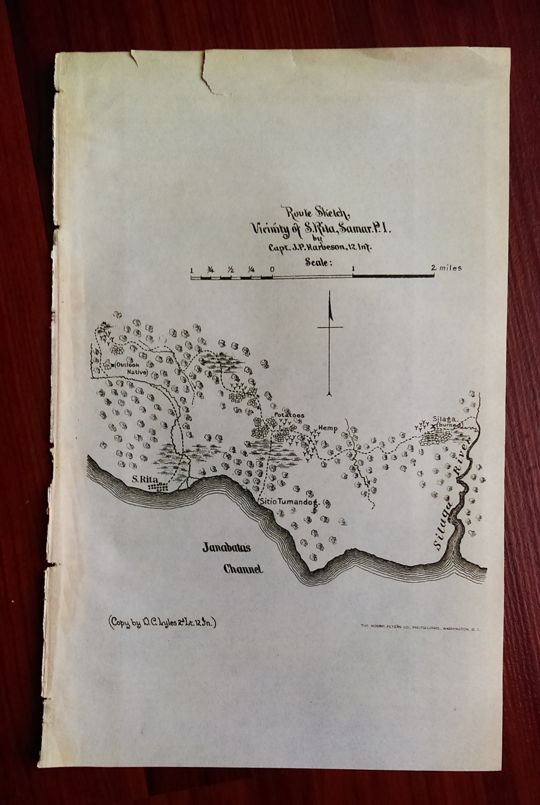 1901 Route Sketch Map Vicinity St. Rita Samar Philippines Janabatas Channel 1901 Route Sketch Map Vicinity St. Rita Samar Philippines Janabatas Channel