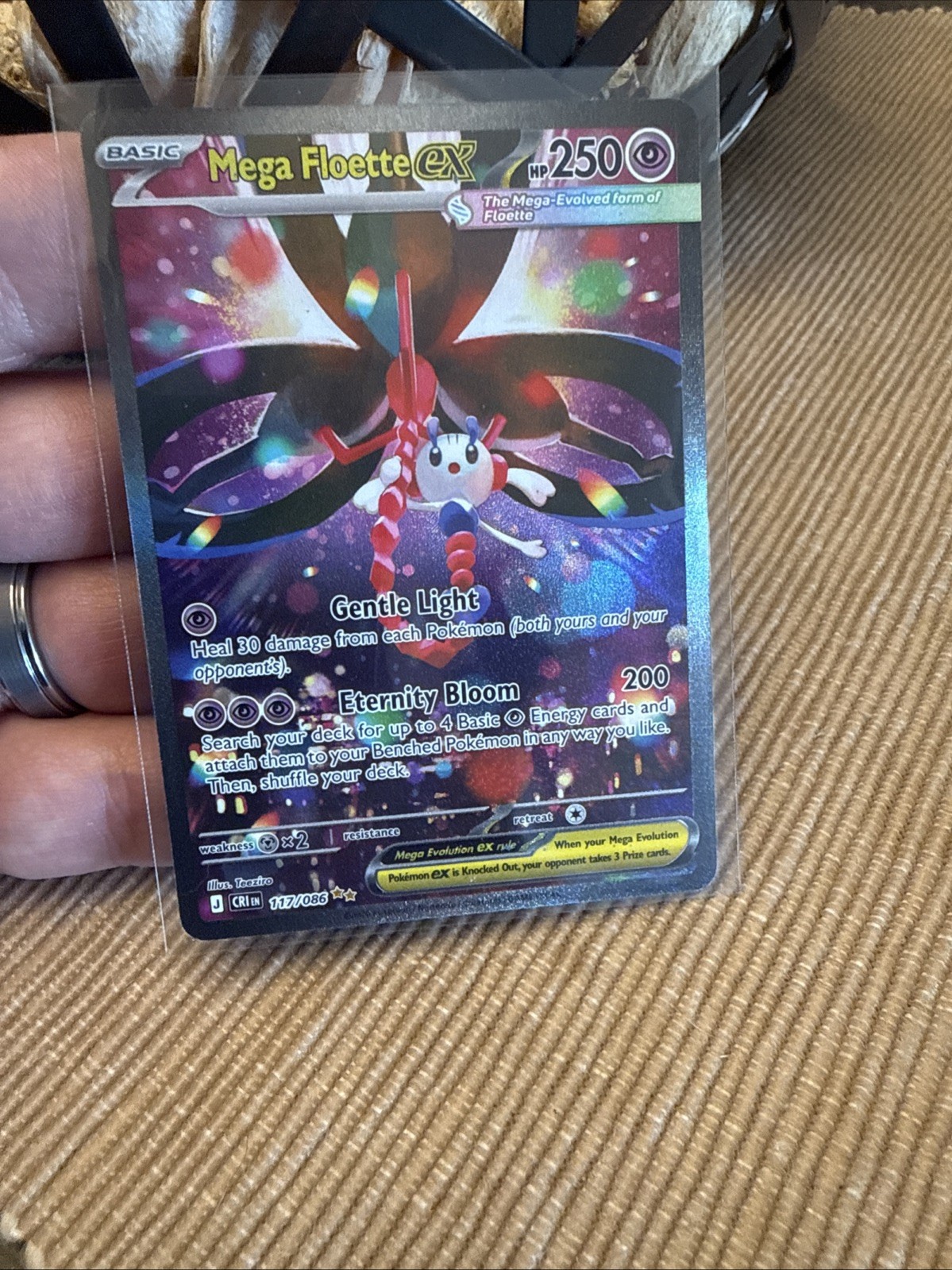 Pokemon Mega Floette EX 117/086 Chaos Rising CRI