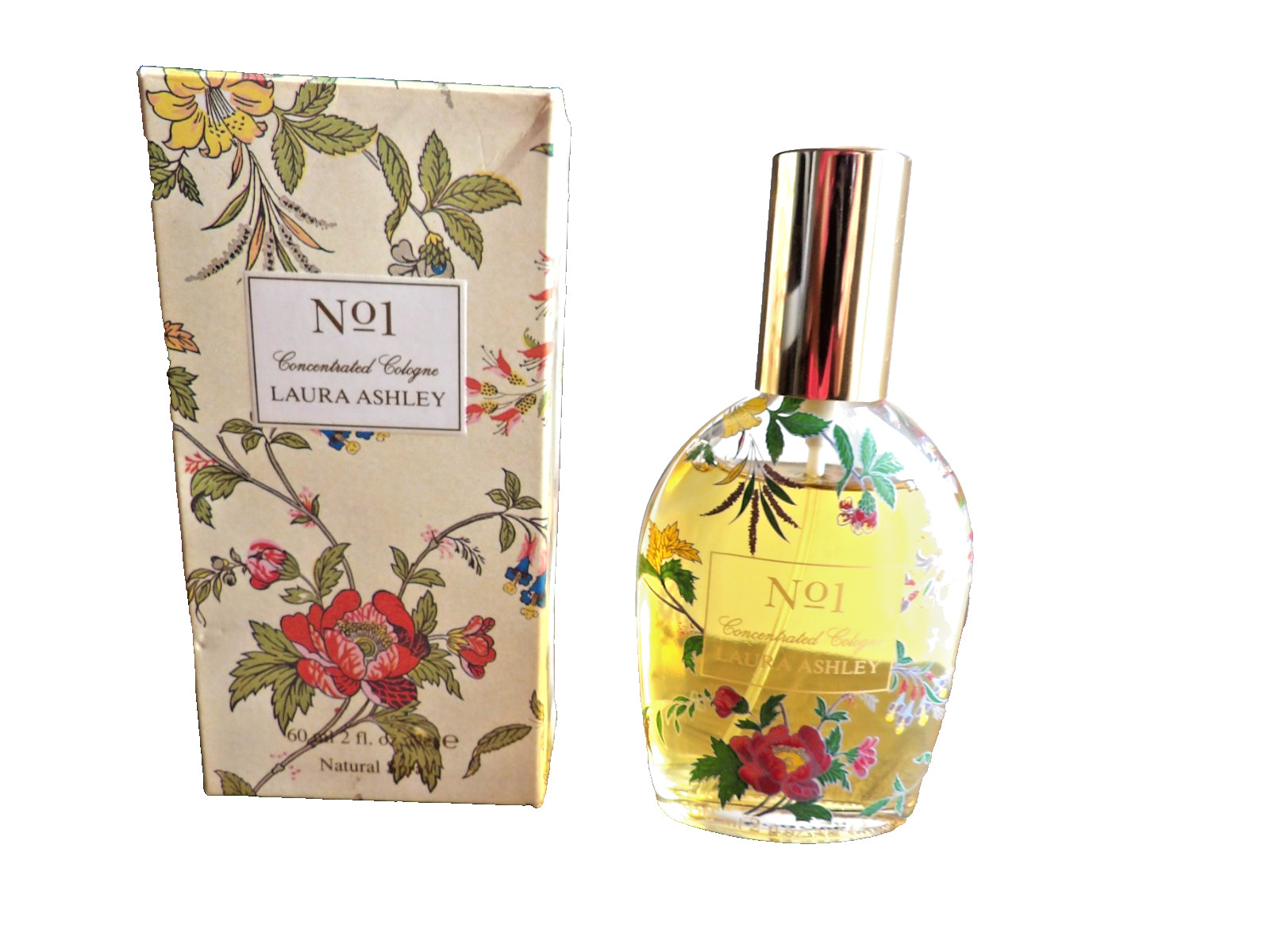 Rare LAURA ASHLEY No 1 Concentrated Cologne Spray 2 Fl Oz Vintage 1983 Rare LAURA ASHLEY No 1 Concentrated Cologne Spray 2 Fl Oz Vintage 1983