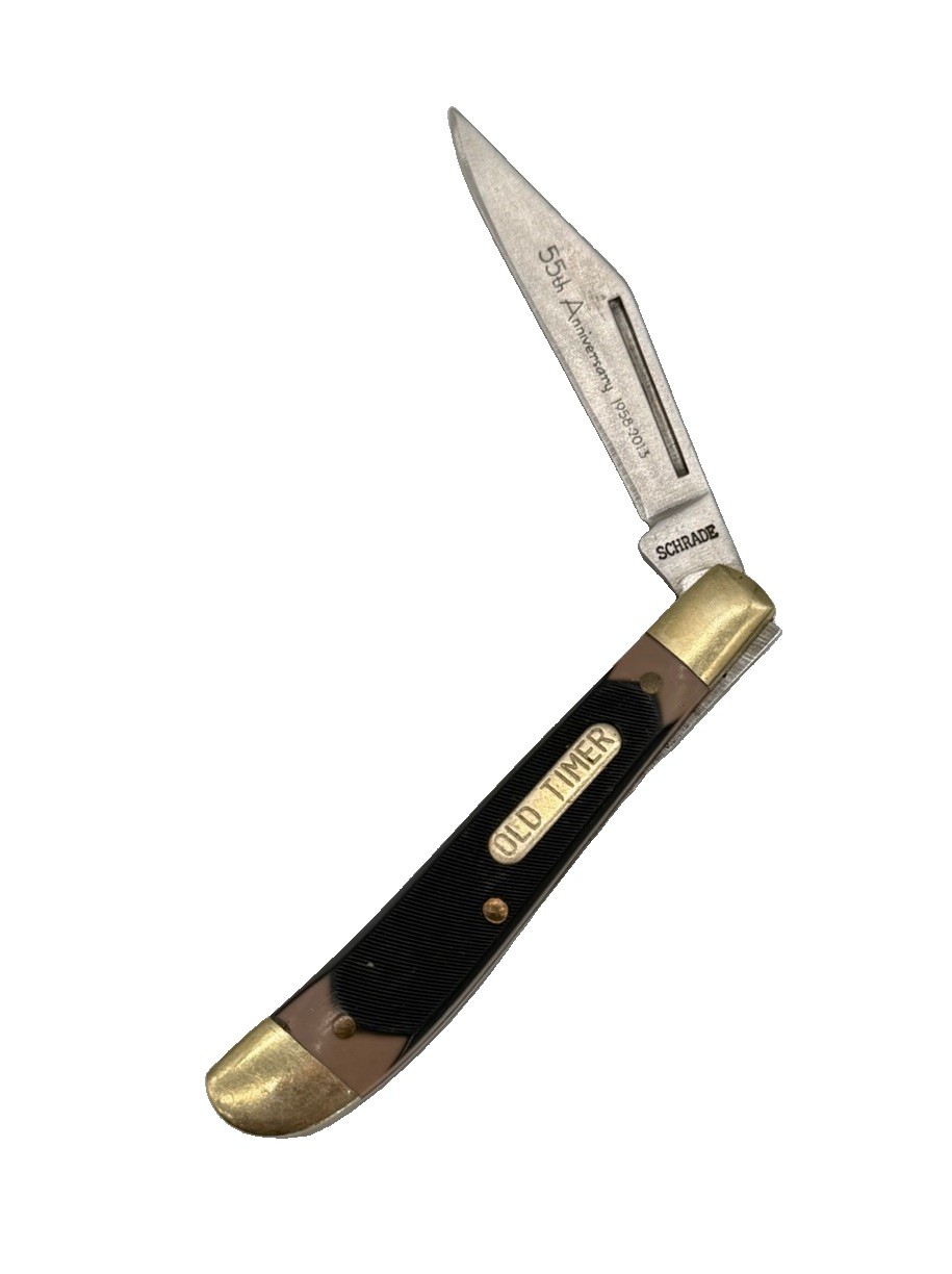Vintage 2013 Old Timer Schade 55th Anniversary 120T Pocket Single Blade Knife
