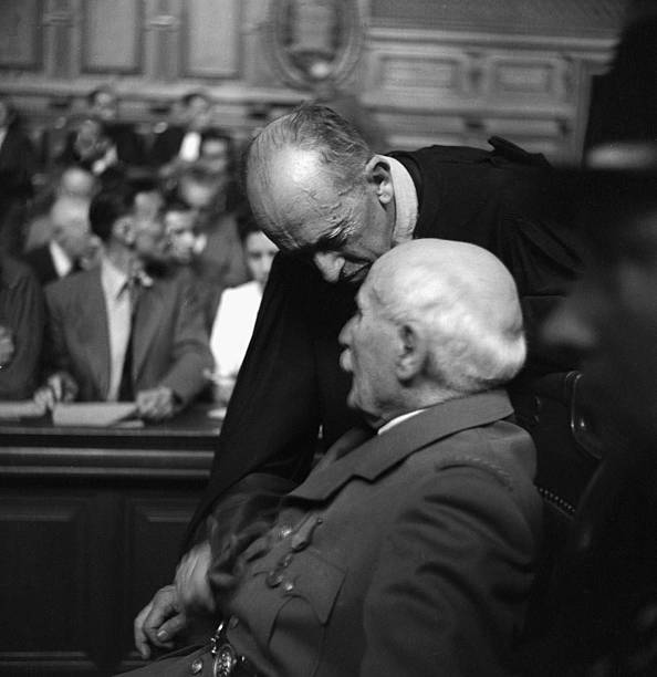 Marshal Philippe P�tain French statesman 1945 OLD PHOTO