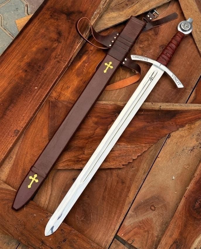 Faithkeeper The Accolade Sword of the Knights Templar - Handmade Medieval Sword Faithkeeper The Accolade Sword of the Knights Templar - Handmade Medieval Sword