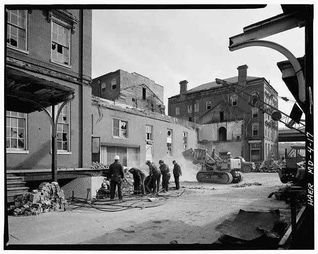Cumberland MD 1960s Baltimore & Ohio Queen City Hotel Demolition B&O Railroad