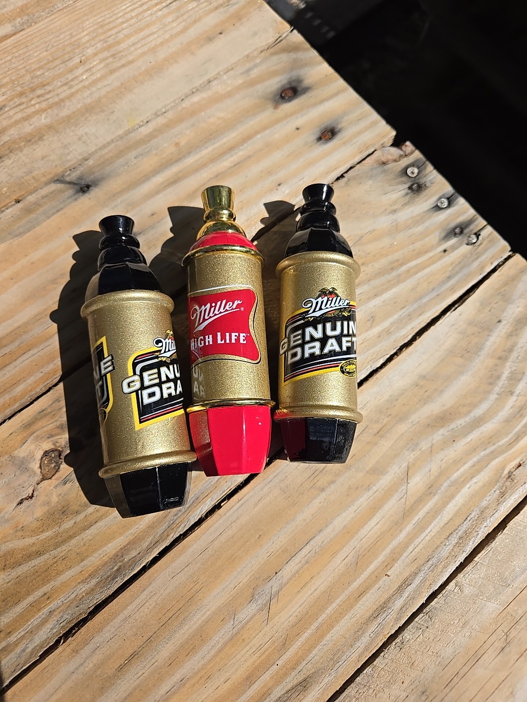 Set Of 3 Mini MGD And MHL Tap Handles Set Of 3 Mini MGD And MHL Tap Handles
