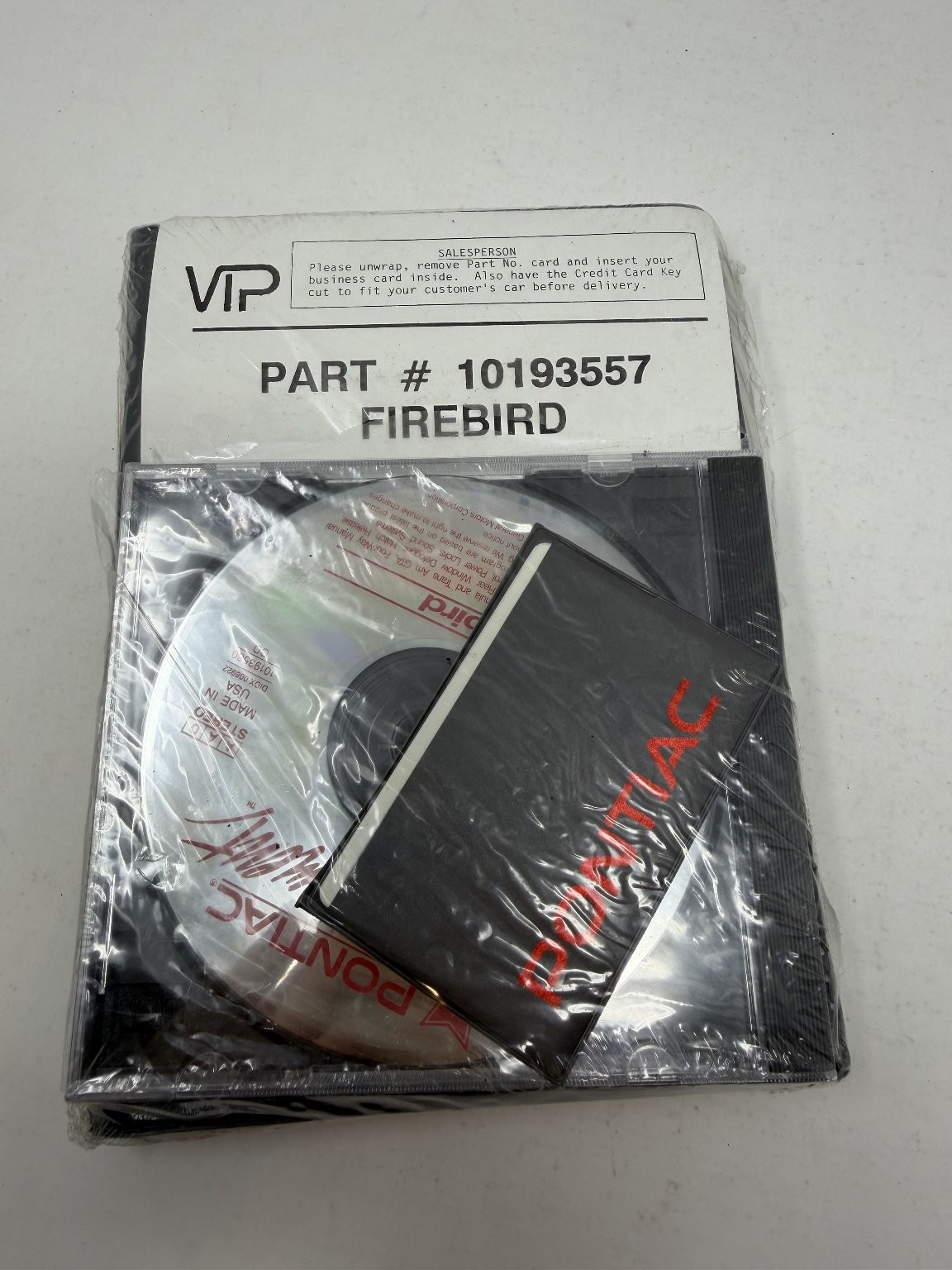 1991 Pontiac Firebird Owner’s Manual OEM Factory Sealed Brand New