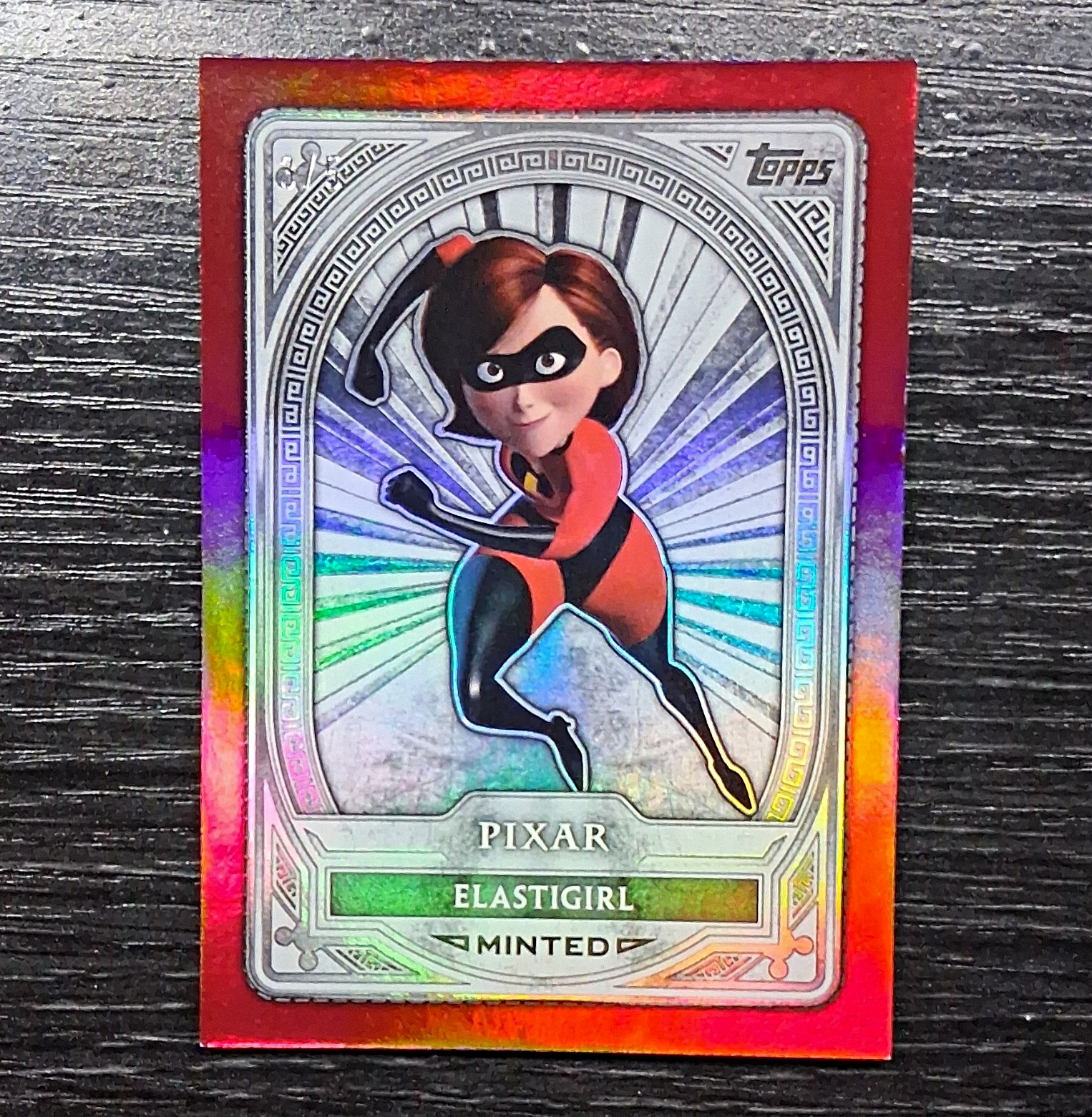 2025 Topps Disney Pixar Minted /5 Red Elastigirl #65 Red Parallel Trading Card 2025 Topps Disney Pixar Minted /5 Red Elastigirl #65 Red Parallel Trading Card