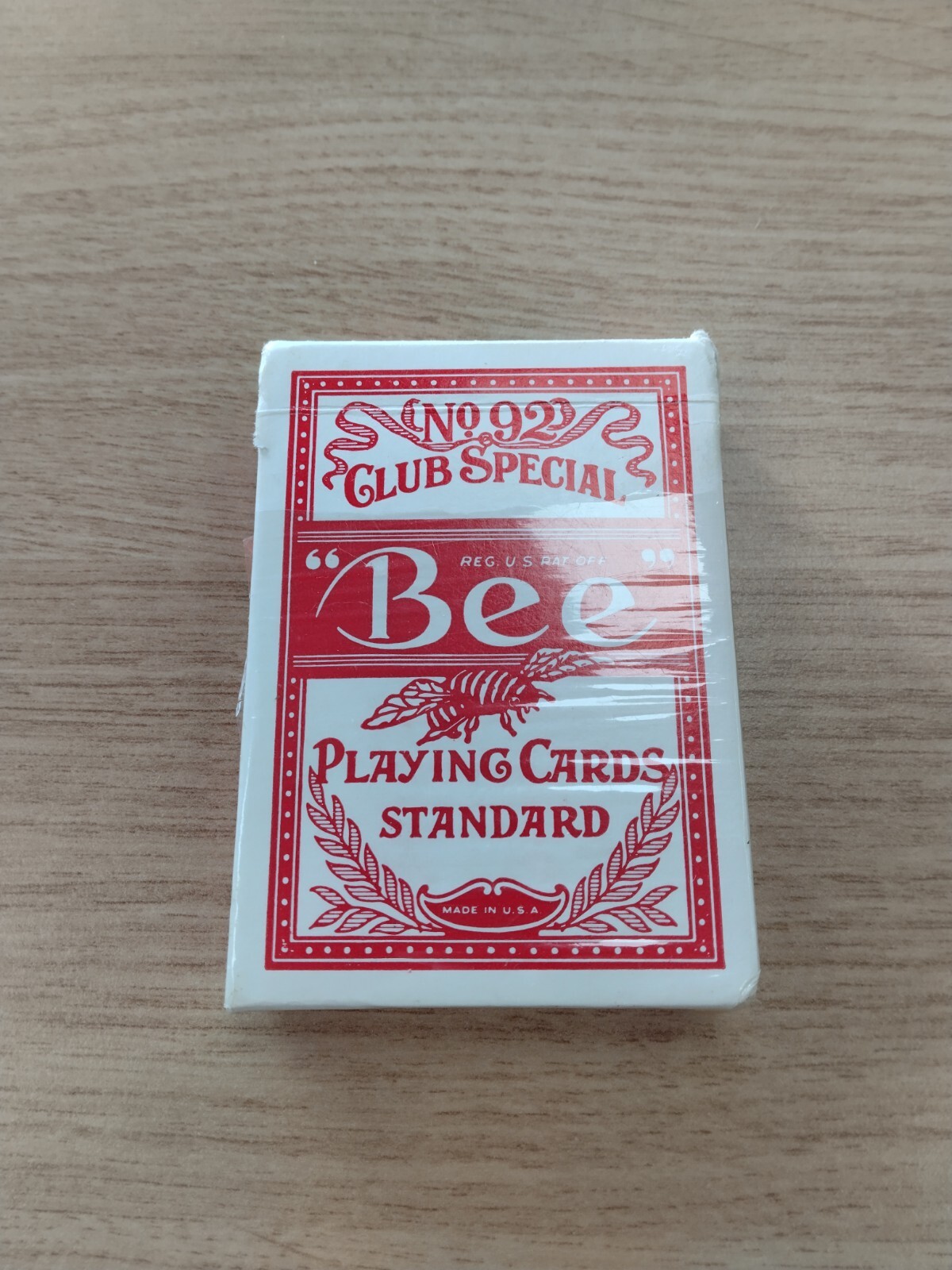 RARE MGM GRAND CASINO PLAYING CARDS RED BEE #92 VTG ORIGINAL RENO NV 