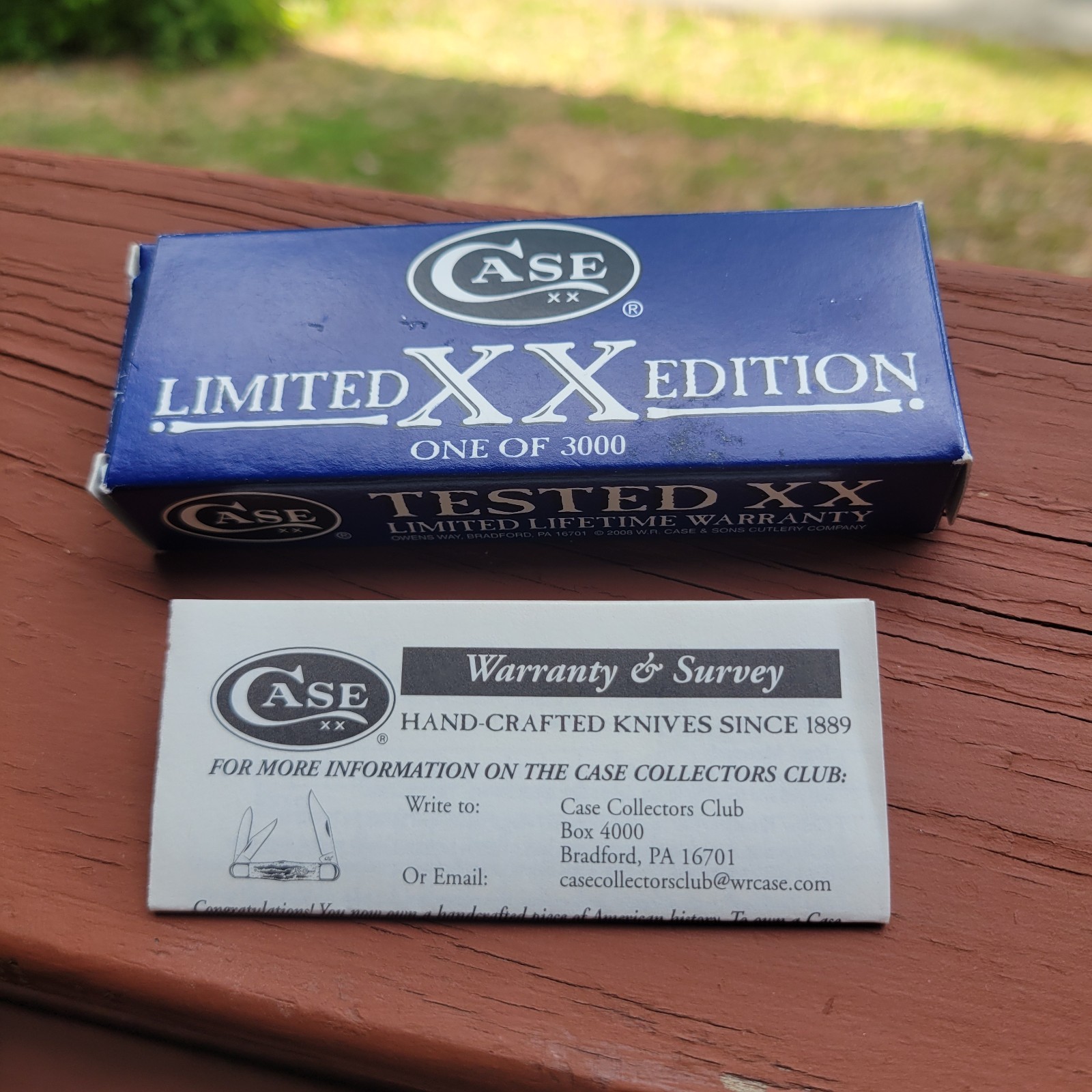 Case XX Item # 11582  Stockman  Crimson Knife 6318 SS Box W/Papers Only