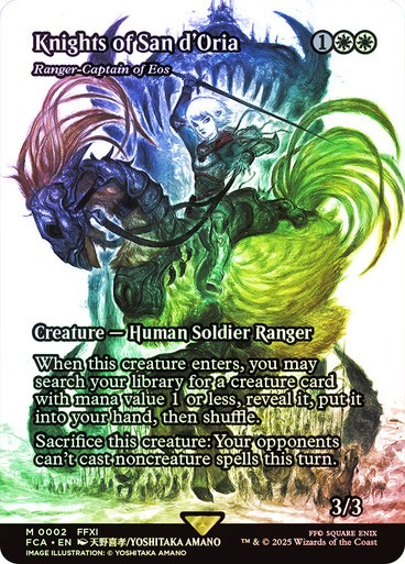 FOIL Knights of San d\'Oria (Ranger-Captain of Eos) ~ Final Fantasy [ MINT ] MTG
