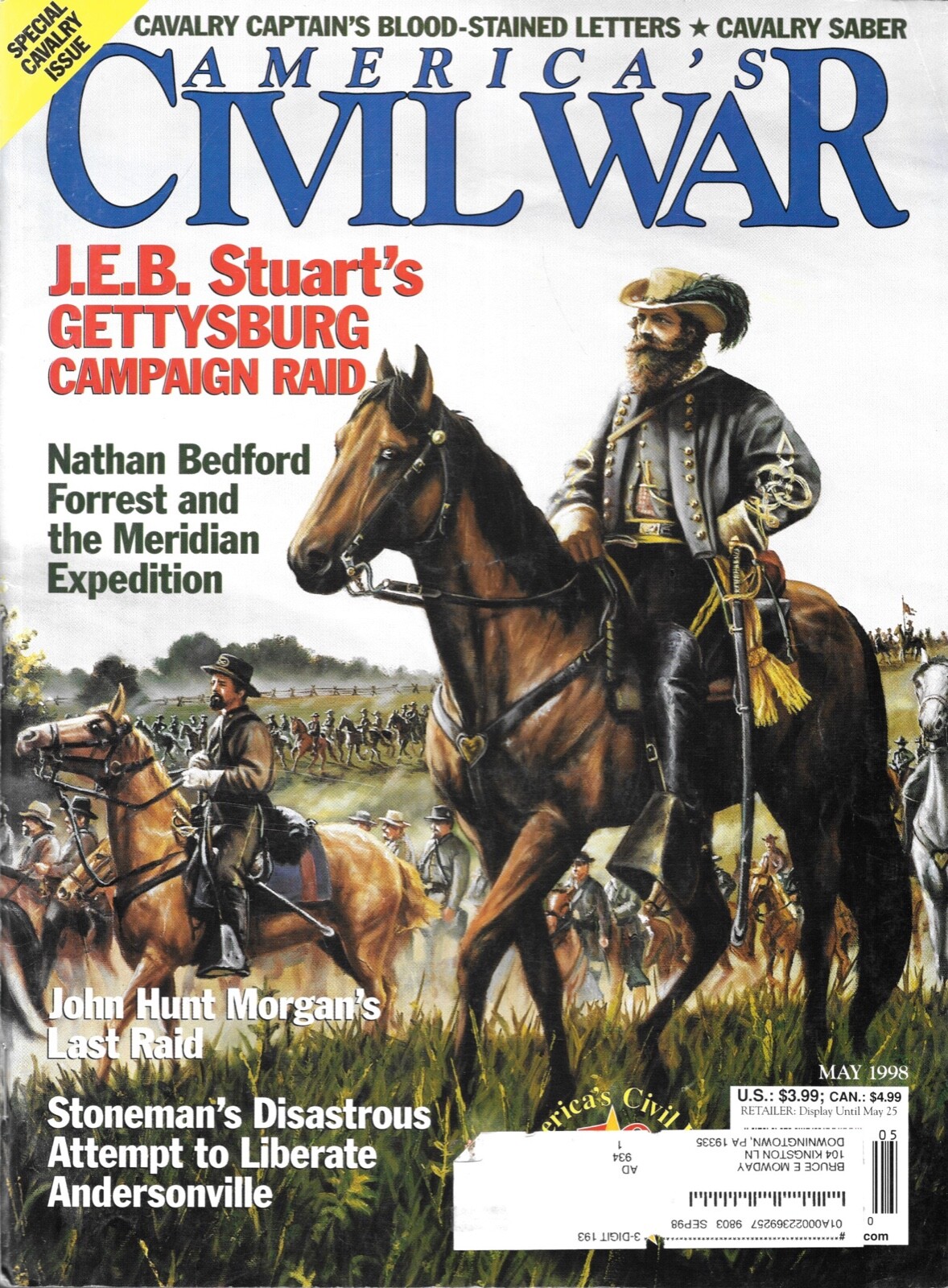 America\'s Civil War May 98 Andersonville Stuart Gettysburg Forrest Atlanta America\'s Civil War May 98 Andersonville Stuart Gettysburg Forrest Atlanta