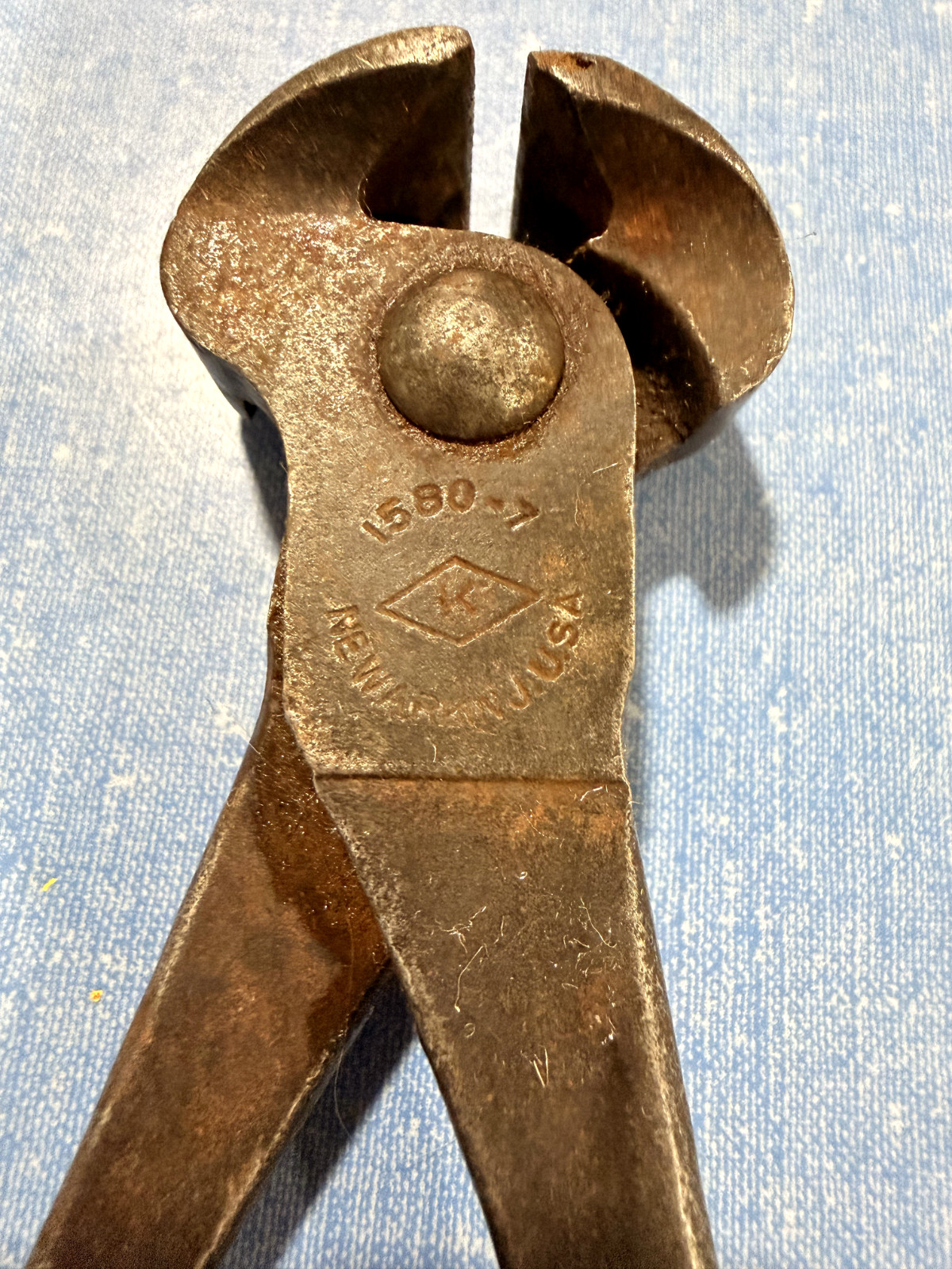 Vintage Keen Kutter No. 1580 End Cutting Nippers Newark USA Nail Puller Pliers