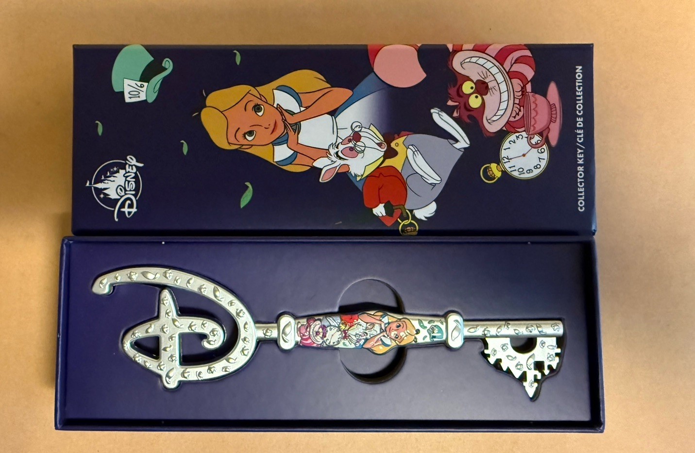 Disney Alice In Wonderland Collectible Key Series 7 Of 12 Metal Key NEW IN BOX