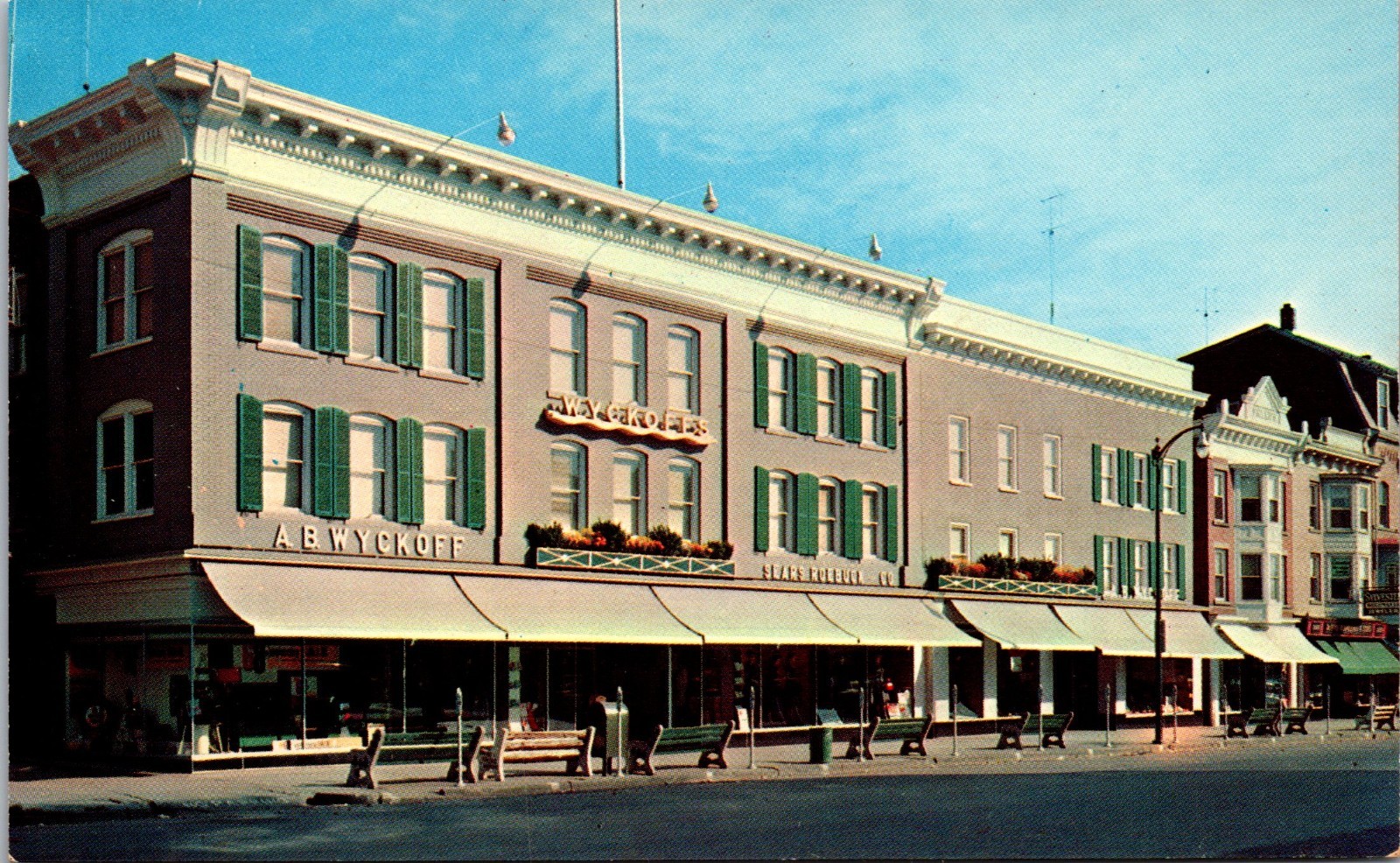 Stroudsburg Pennsylvania Wyckoff-Sears Department Store Postcard 1