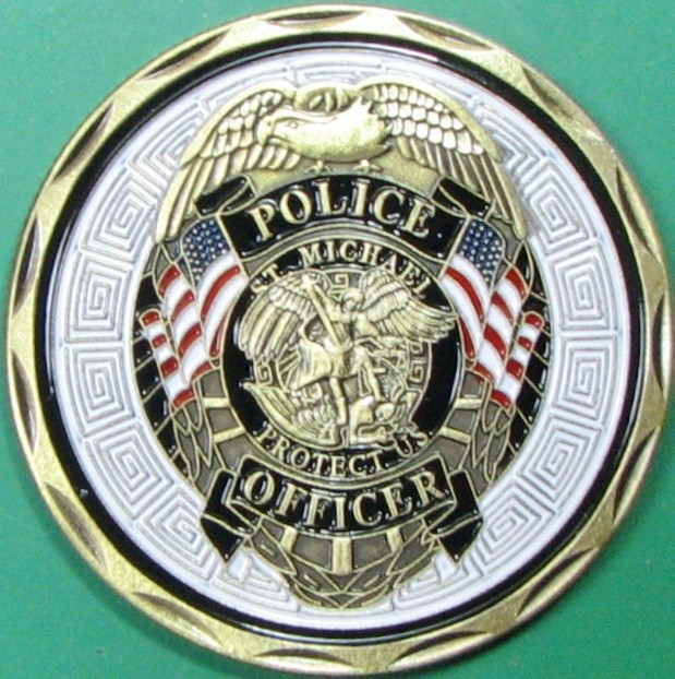 Police Officer, St Michael. Challenge, Souvenir. CT01.