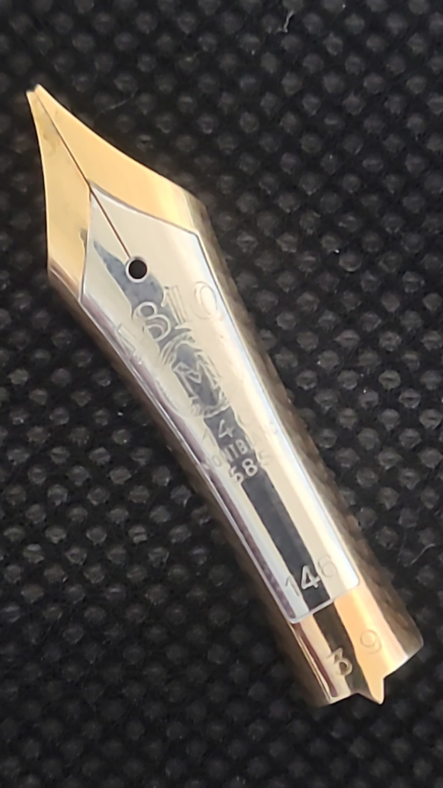 Montblanc 146-G Rare 1950's Fountain Pen, Part Only 14C Gold Nib Vintage Co Read