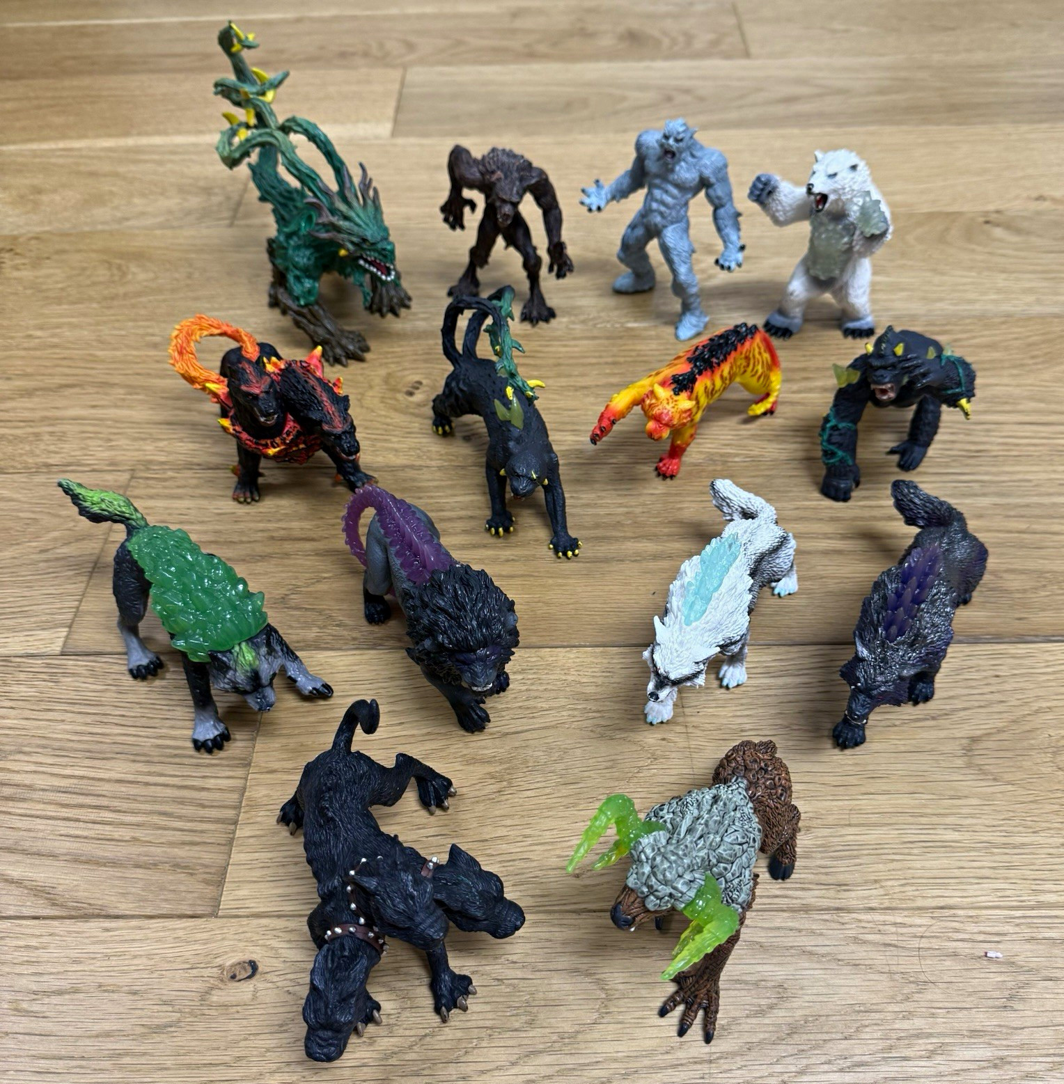 Schleich Safari Fantasy Creature Figure Lot 14 Dragons Monsters Animals Used