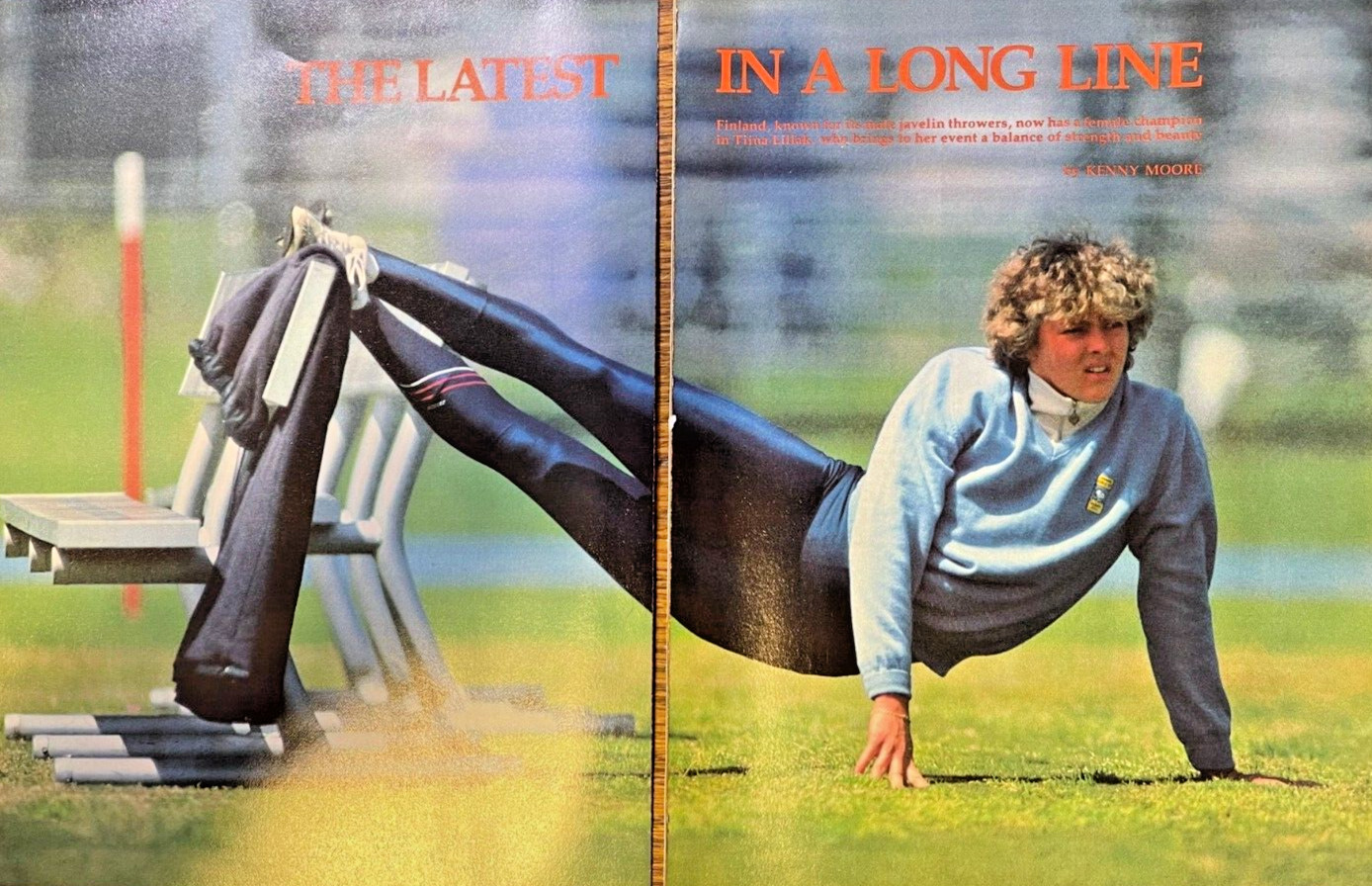 1984 Tiina Lillak Olympic Track & Field Athlete 1984 Tiina Lillak Olympic Track & Field Athlete