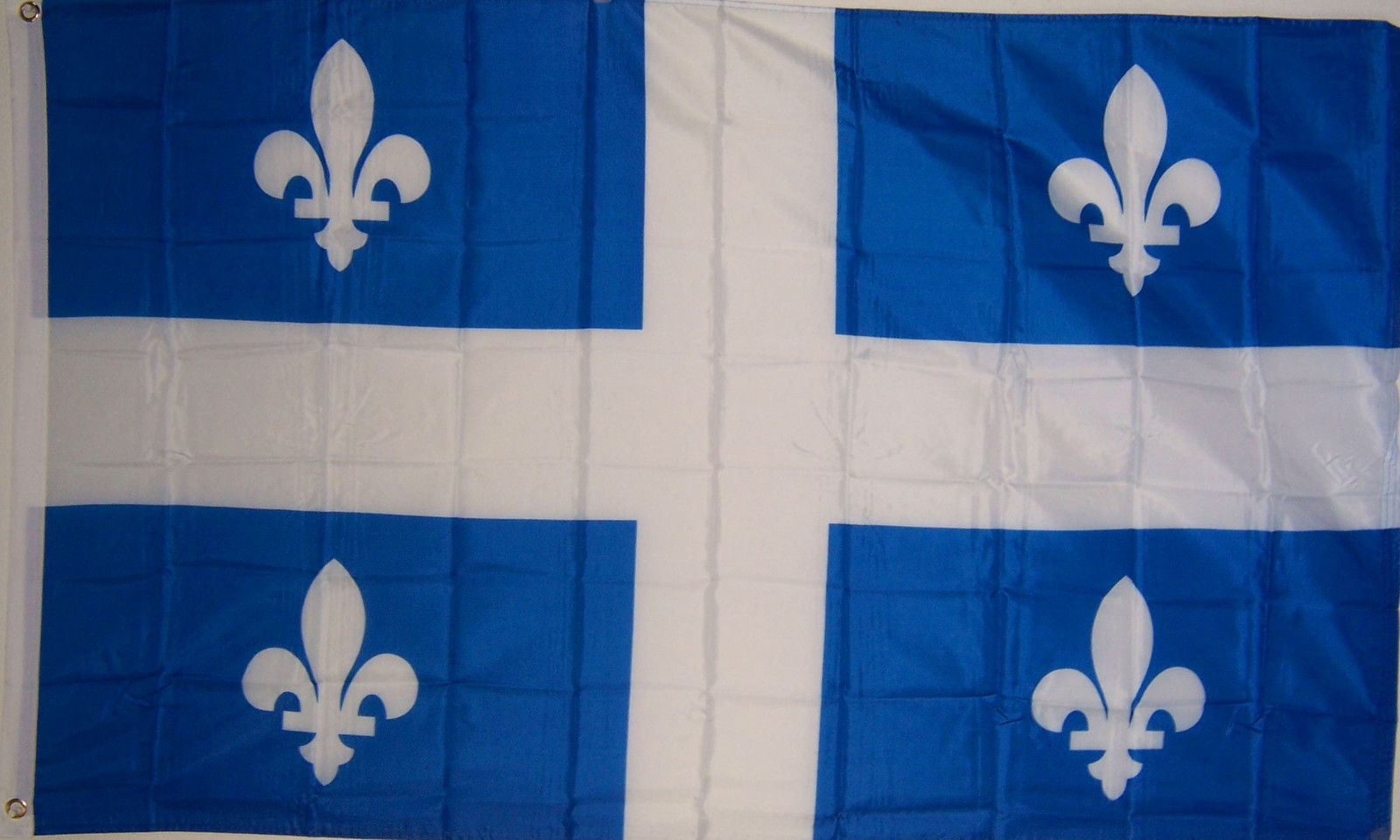 NEW BIG 3x5ft QUEBEC CANADA DOUBLE SIDED CANADIAN FLAG quality usa seller