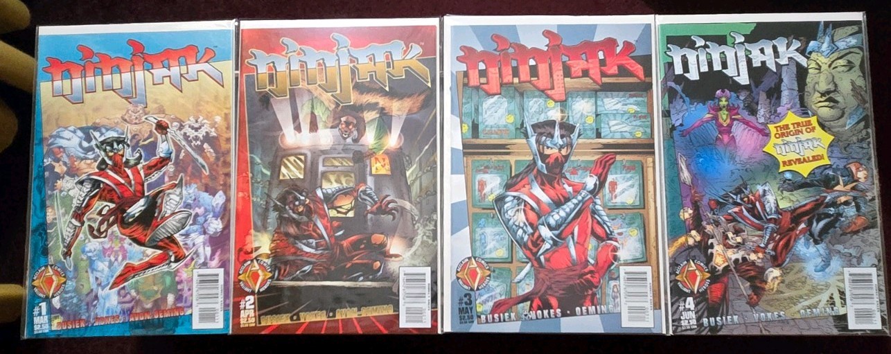 Ninjak  No. 1-7 (Vol.2) Valiant/Acclaim Comics 1997-98 NM/M condition