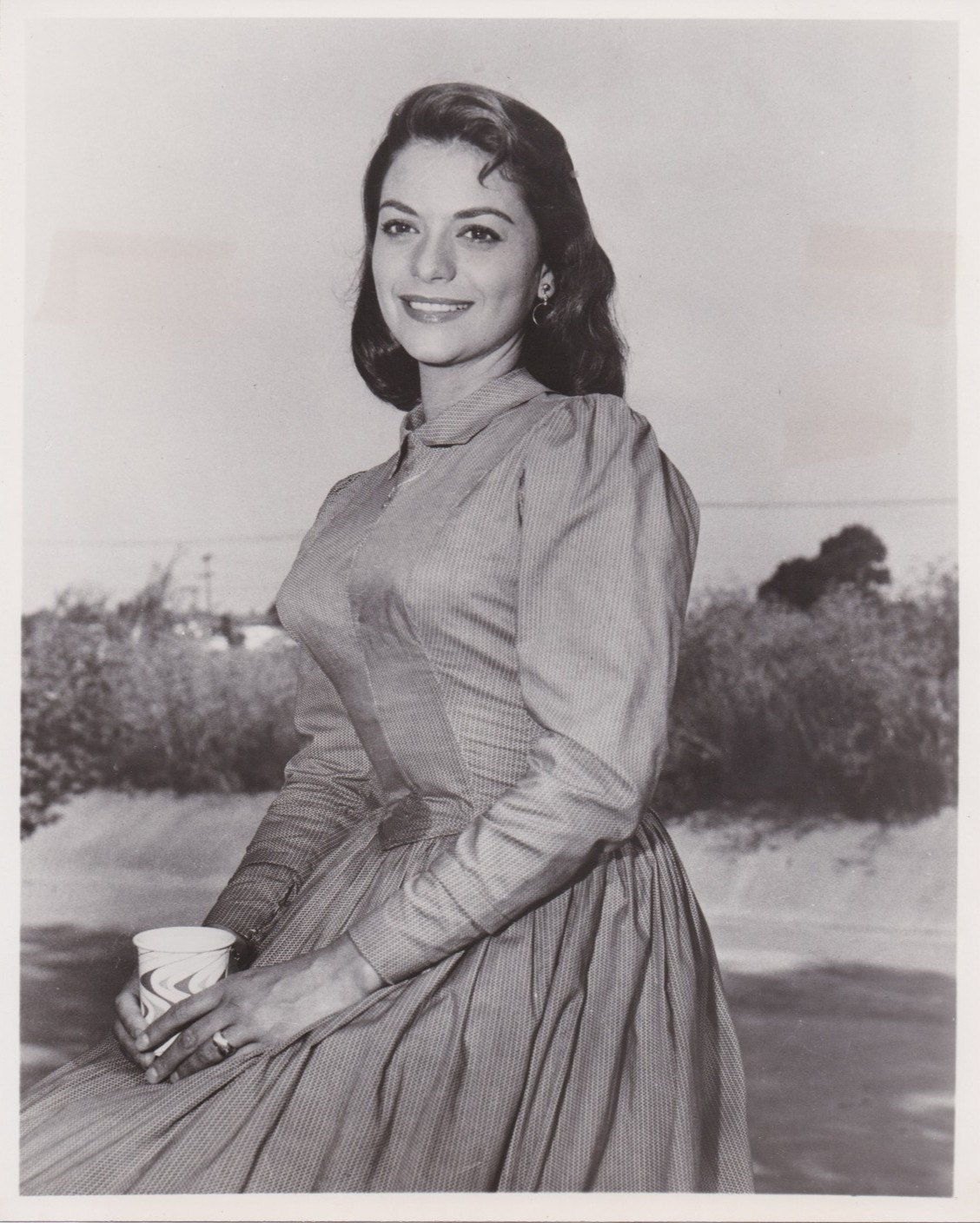 1958 Press Photo Actress Anna Navarro stars in \