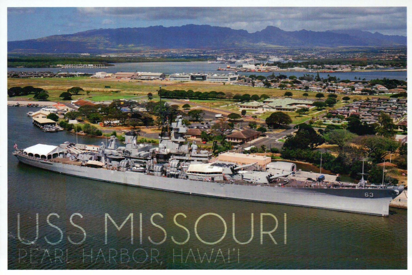 USS Missouri Pearl Harbor Hawaii, Battleship, Ship, Military Navy, HI - Postcard USS Missouri Pearl Harbor Hawaii, Battleship, Ship, Military Navy, HI - Postcard