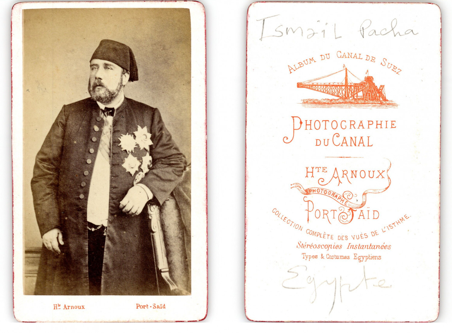 Hippolyte Arnoux, Ismail Pasha, Khedive d'Egypt and Sudan, Egypt T