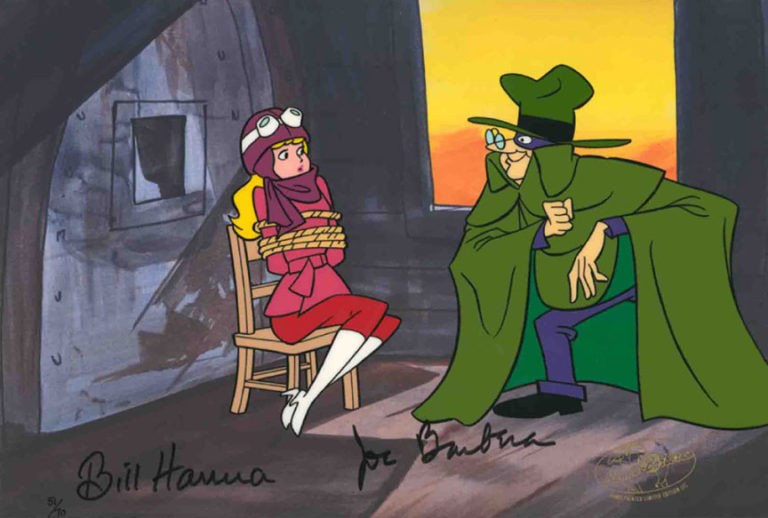 Hanna-Barbera-The Perils of Penelope Pitstop LE Cel-Signed Hanna and Barbera