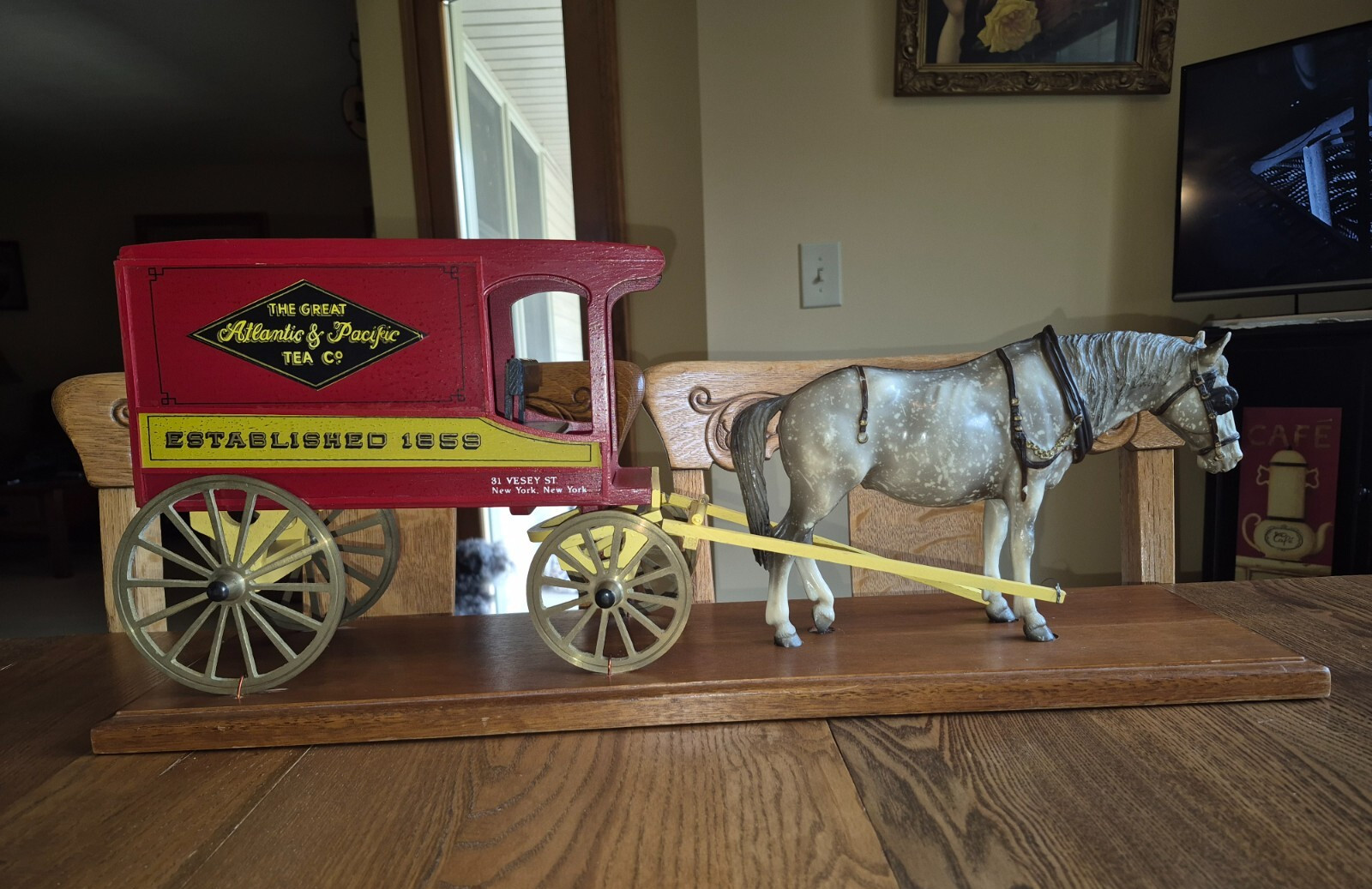 The Great Atlantic & Pacific Tea Co. McCormick Decanter Wagon & Breyer Old Timer