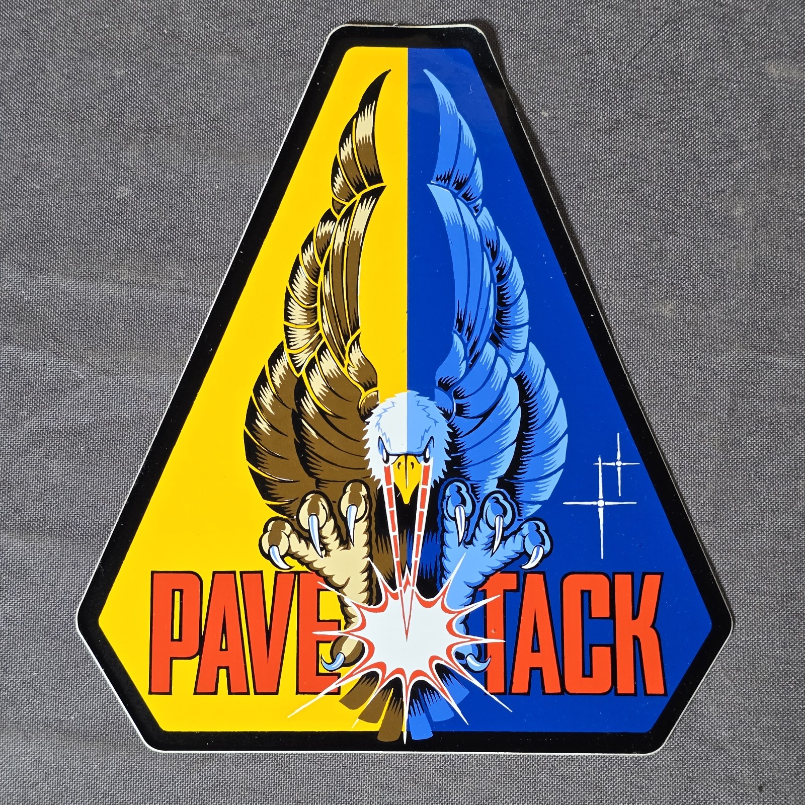 Vintage Pave Tack Promo Sticker Decal USAF F-111 Aardvark F-4 Phantom Cold War Vintage Pave Tack Promo Sticker Decal USAF F-111 Aardvark F-4 Phantom Cold War
