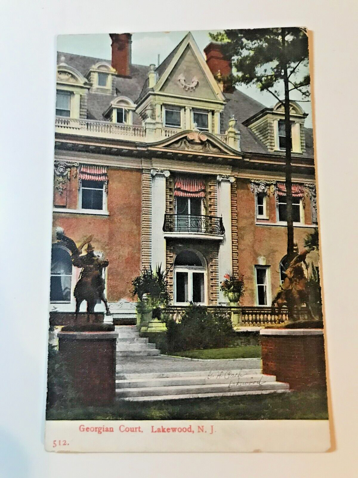 Georgian Court Lakewood New Jersey NJ Postcard