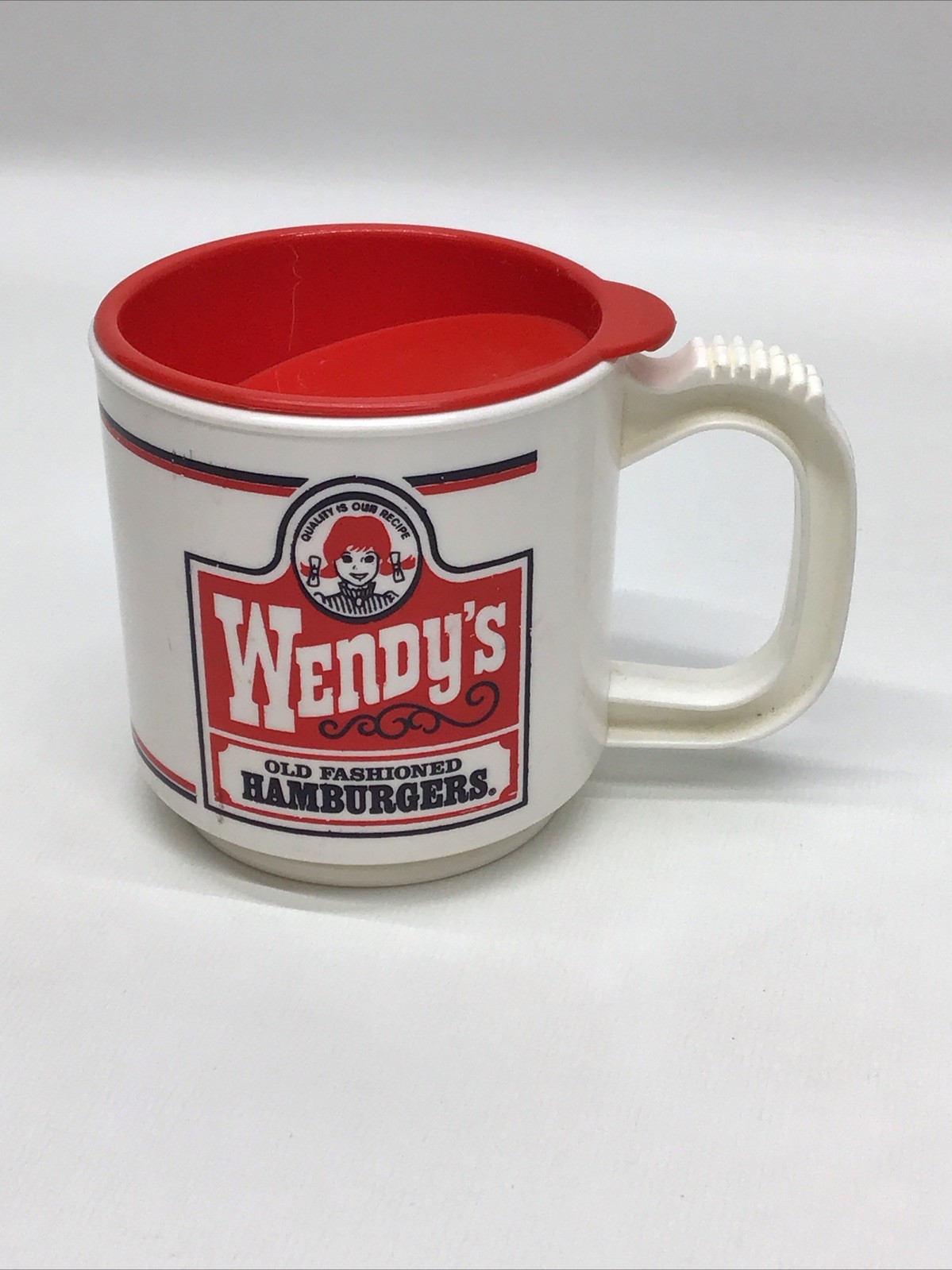 Vintage Pre-Mom Wendy’s Old Fashioned Hamburgers Mini Max Spill-Proof Coffee Mug