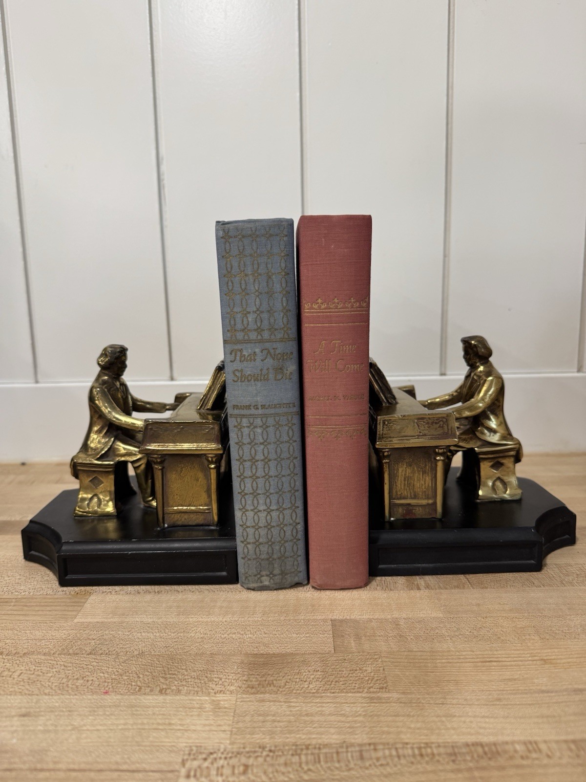 1932 J.B Hirsh Beethoven Piano Classical Brass matching set JRVHL bookends