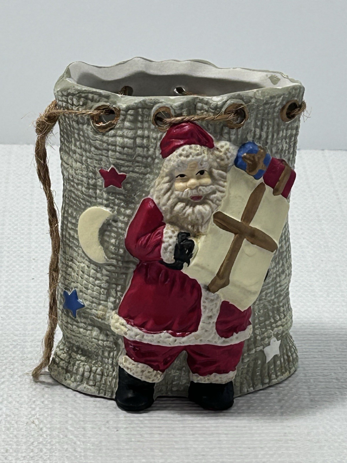VTG Dollar Tree\'s Exclusive K\'s Collection Christmas Santa Bag Figurine  99’~02’